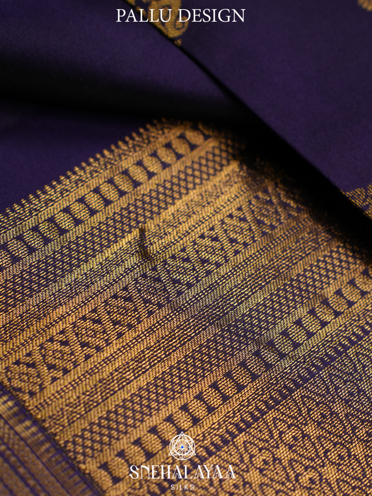 Purple Kanjivaram Silk Saree