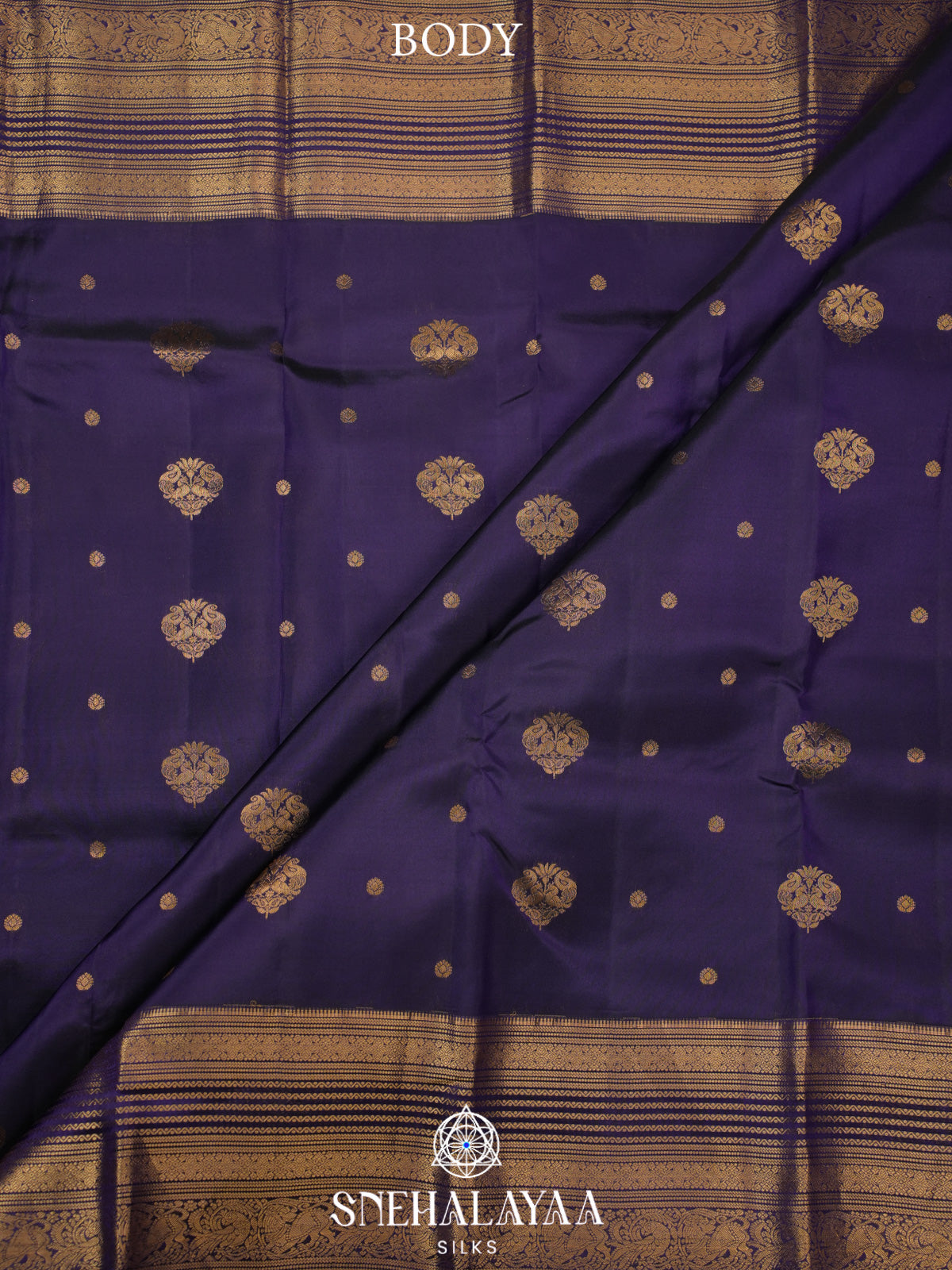 Purple Kanjivaram Silk Saree