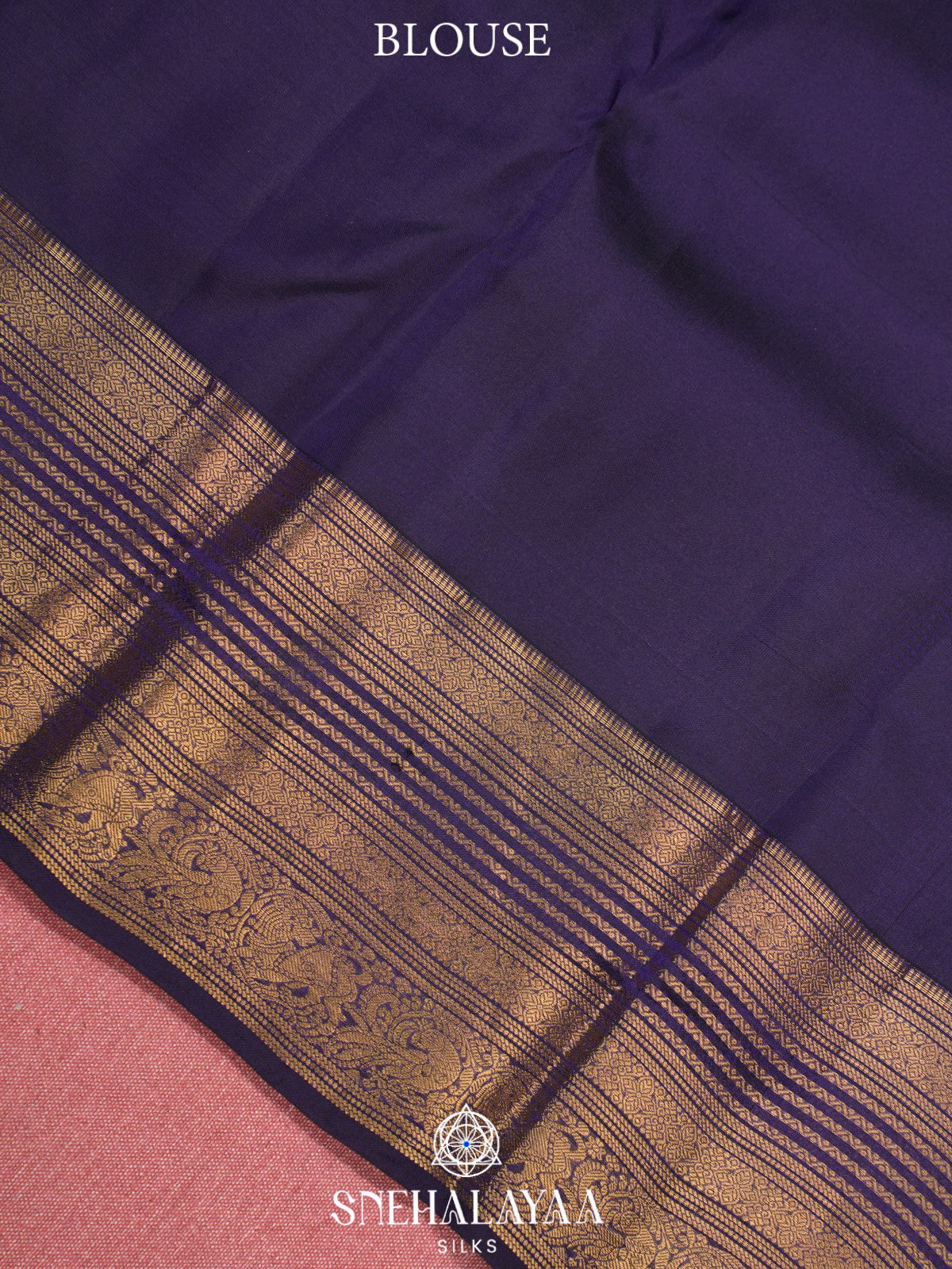 Purple Kanjivaram Silk Saree