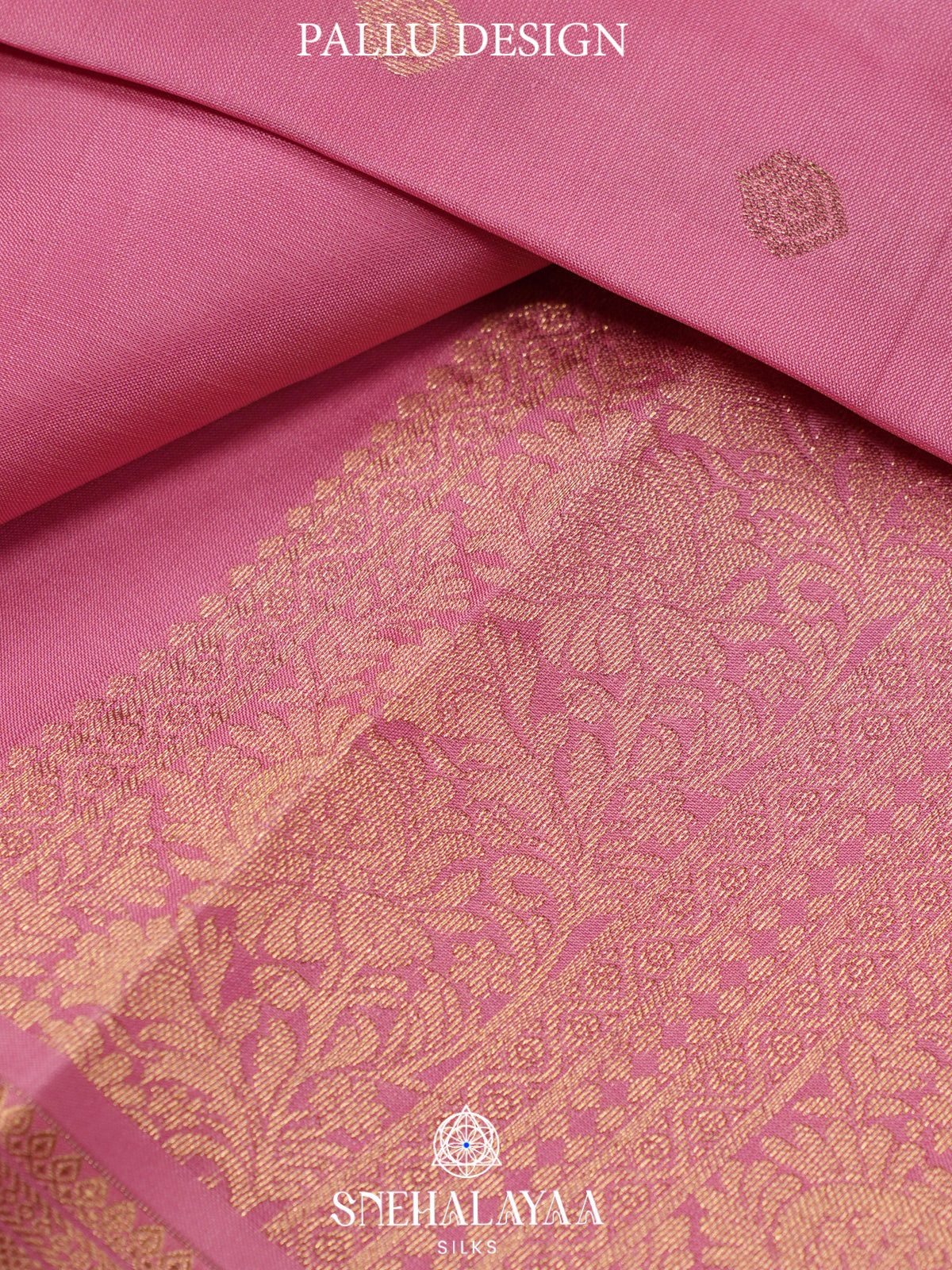 Pink Kanjivaram Silk Saree