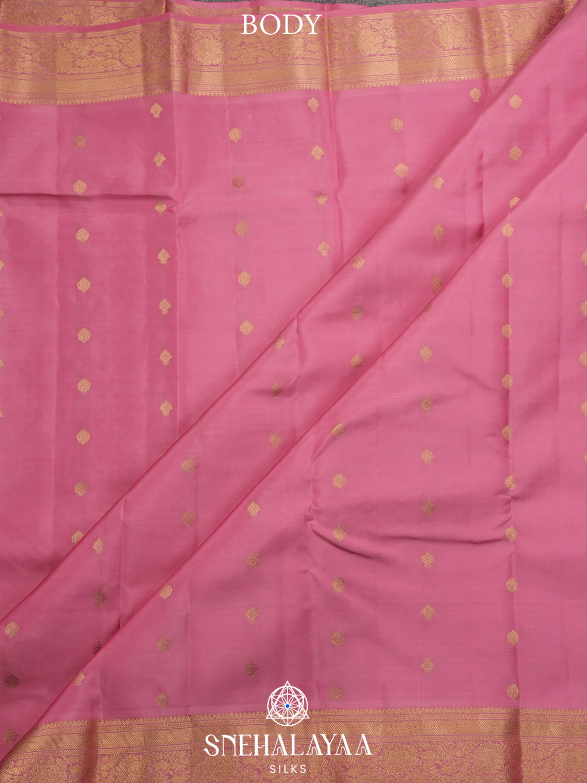 Pink Kanjivaram Silk Saree