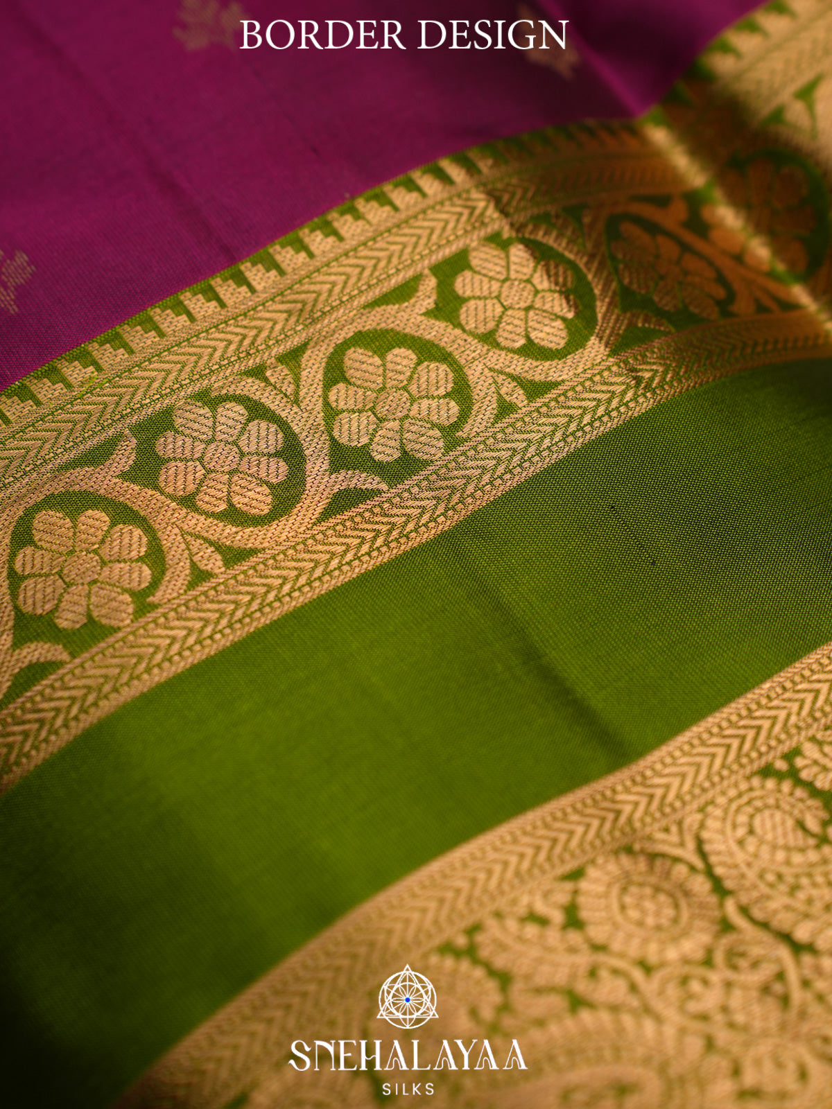 Magenta Kanjivaram Silk Saree