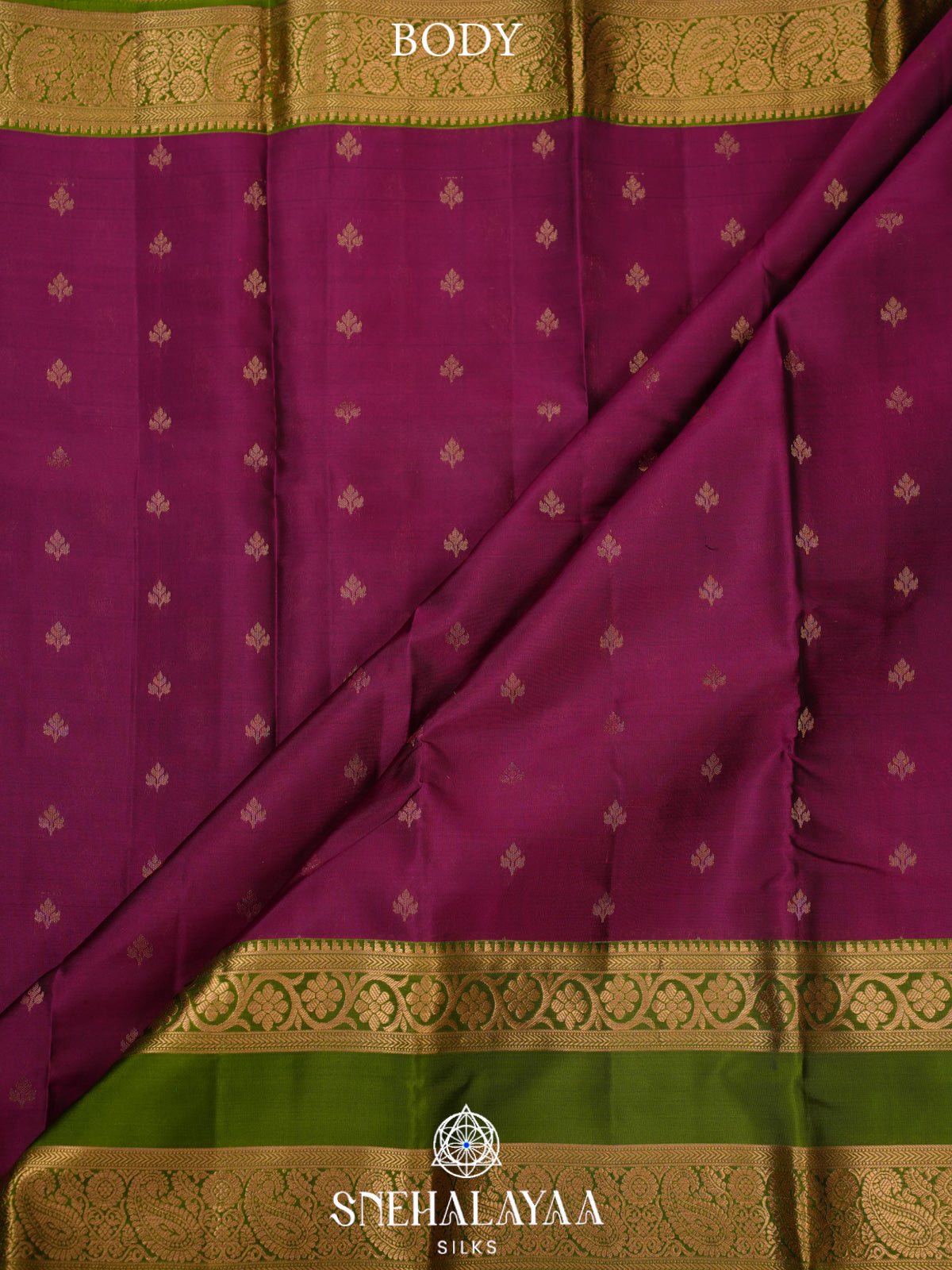 Magenta Kanjivaram Silk Saree