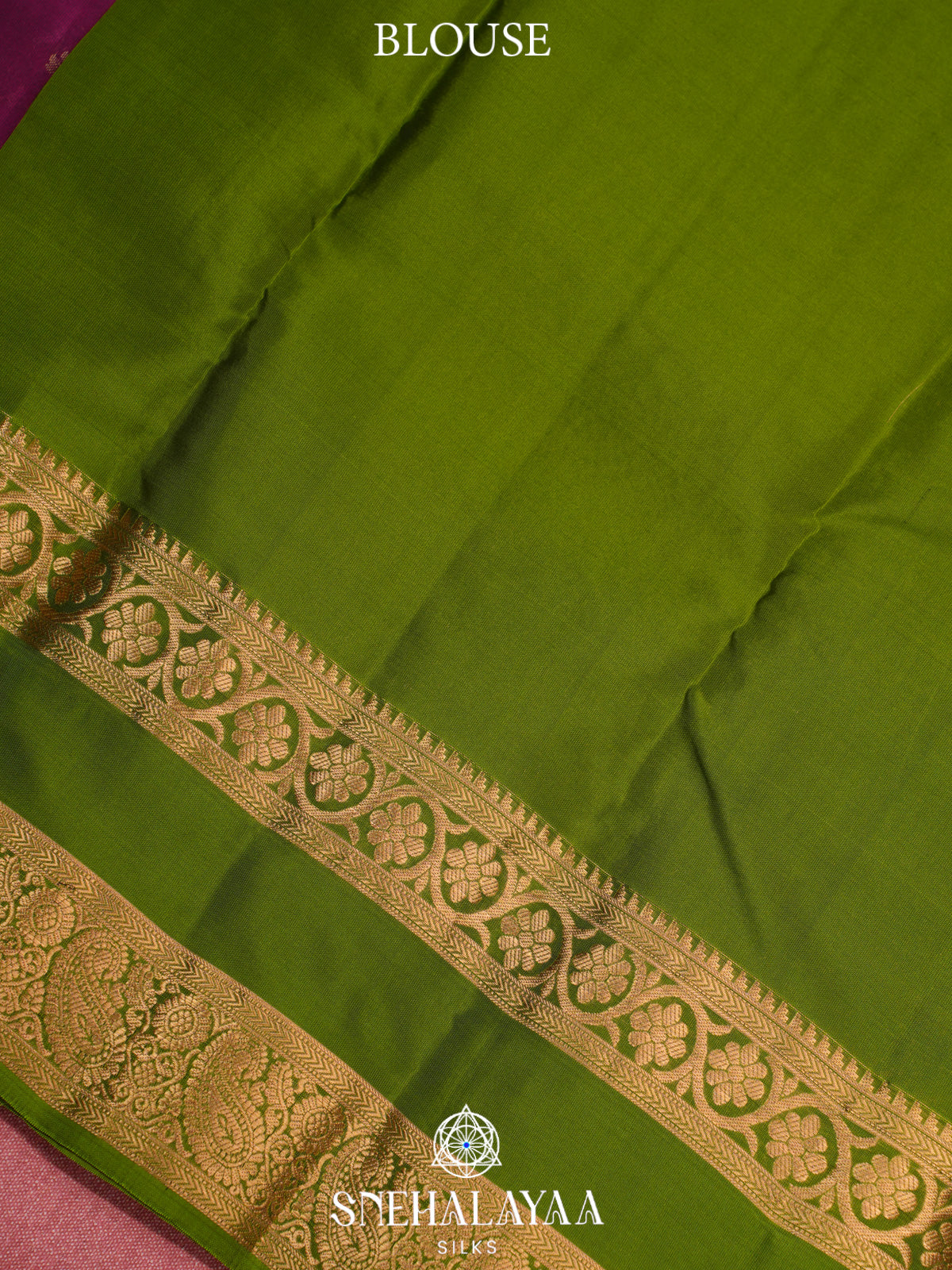 Magenta Kanjivaram Silk Saree