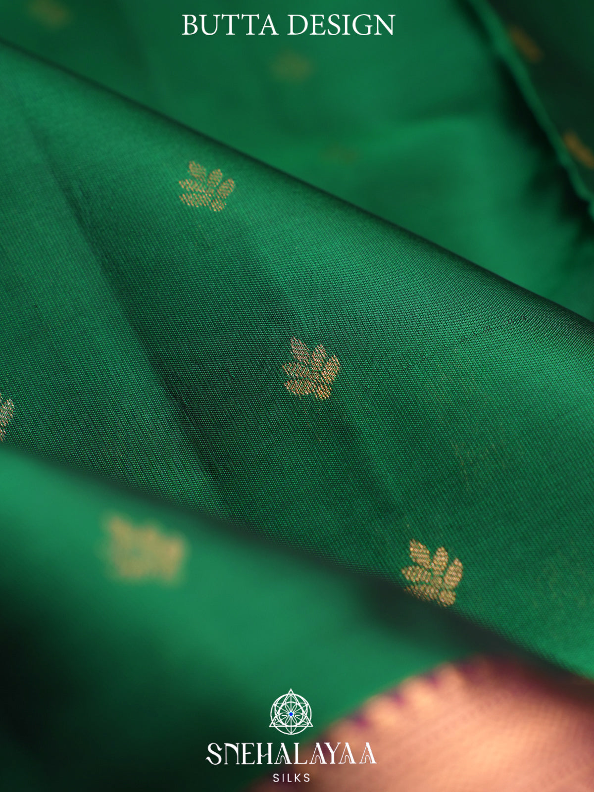 Emerald Green Kanjivaram Silk Saree