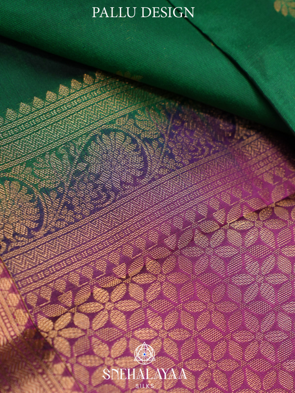 Emerald Green Kanjivaram Silk Saree