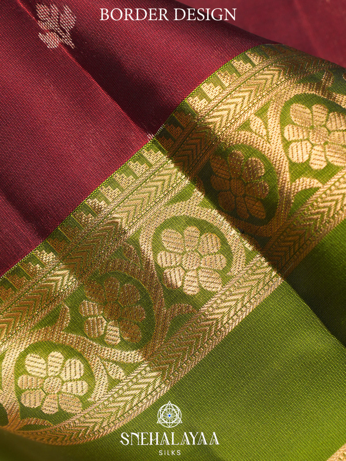 Maroon Kanjivaram Silk Saree