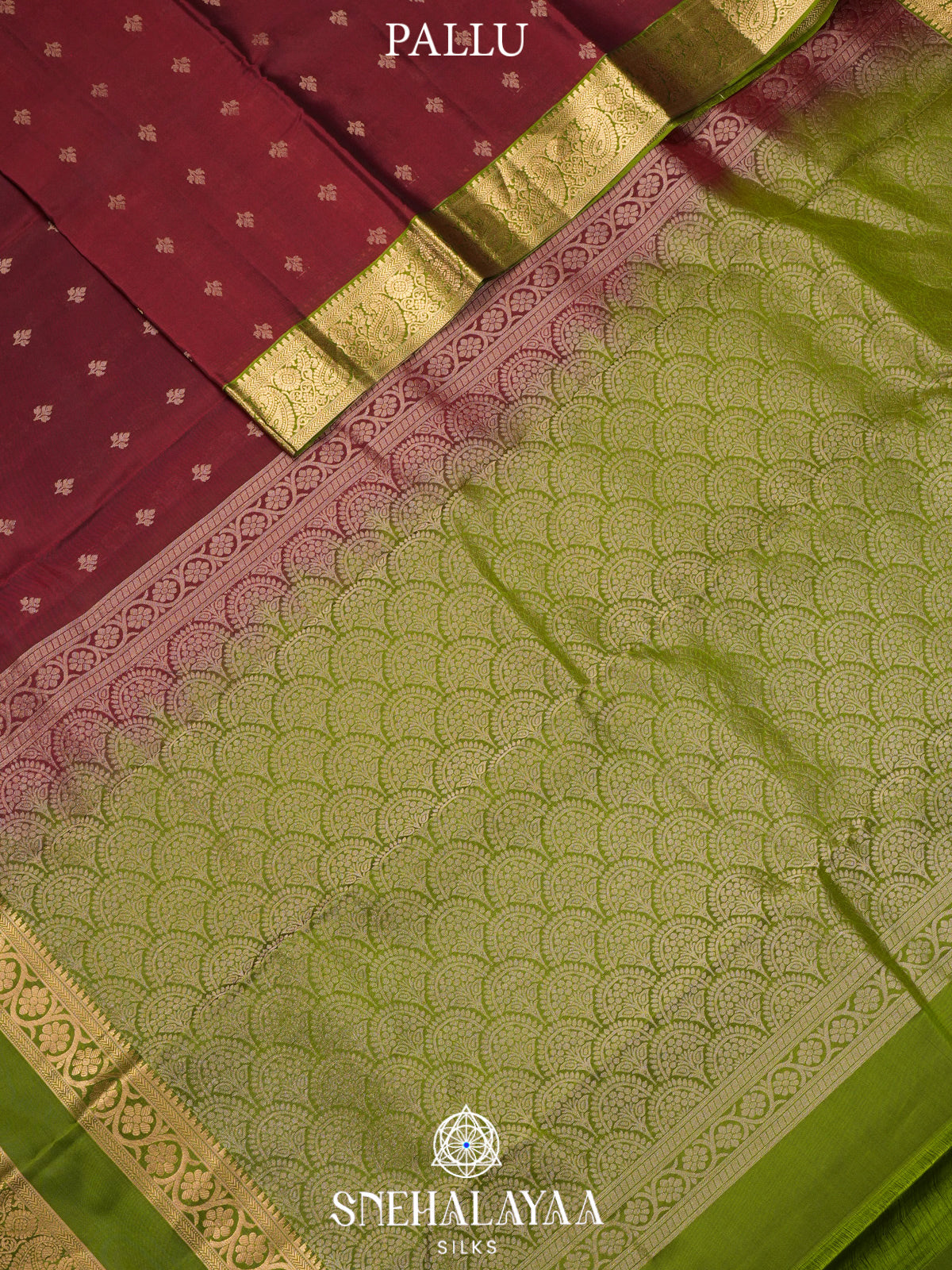 Maroon Kanjivaram Silk Saree