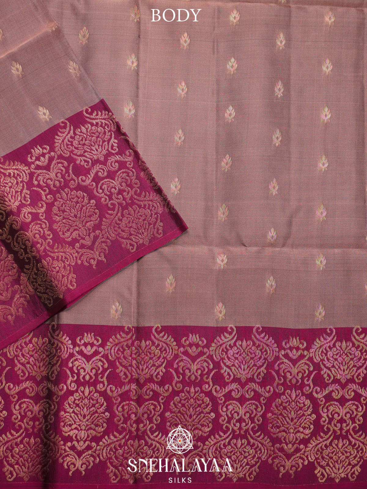 Mauve Soft Silk Saree