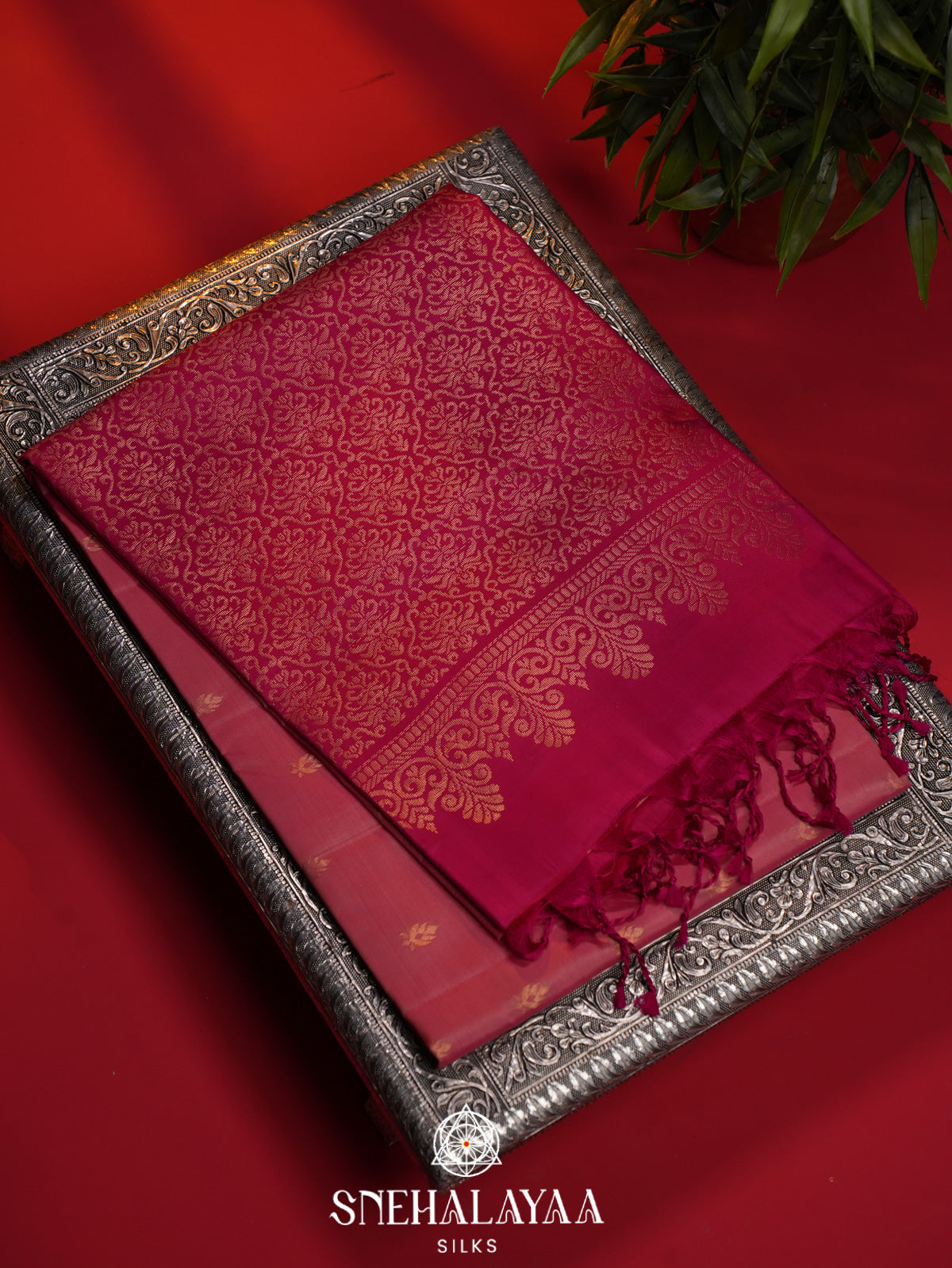 Pink Soft Silk Saree