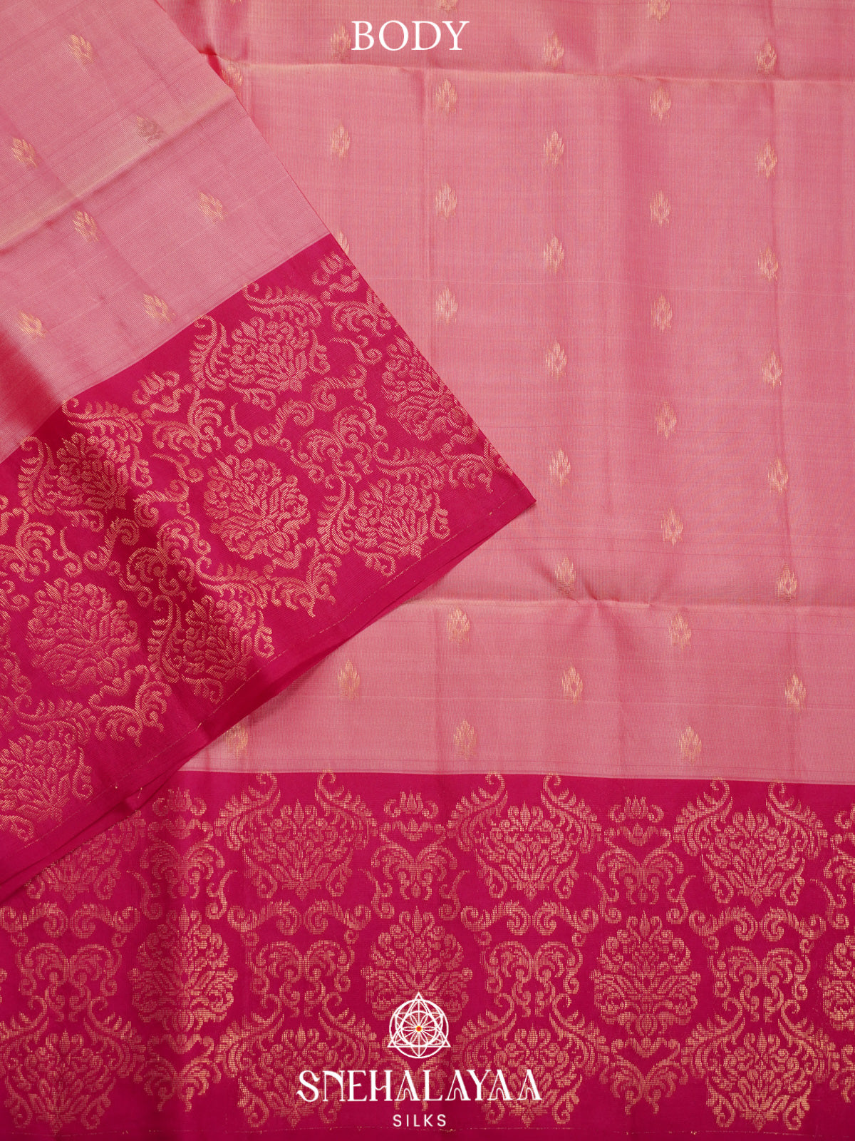 Pink Soft Silk Saree