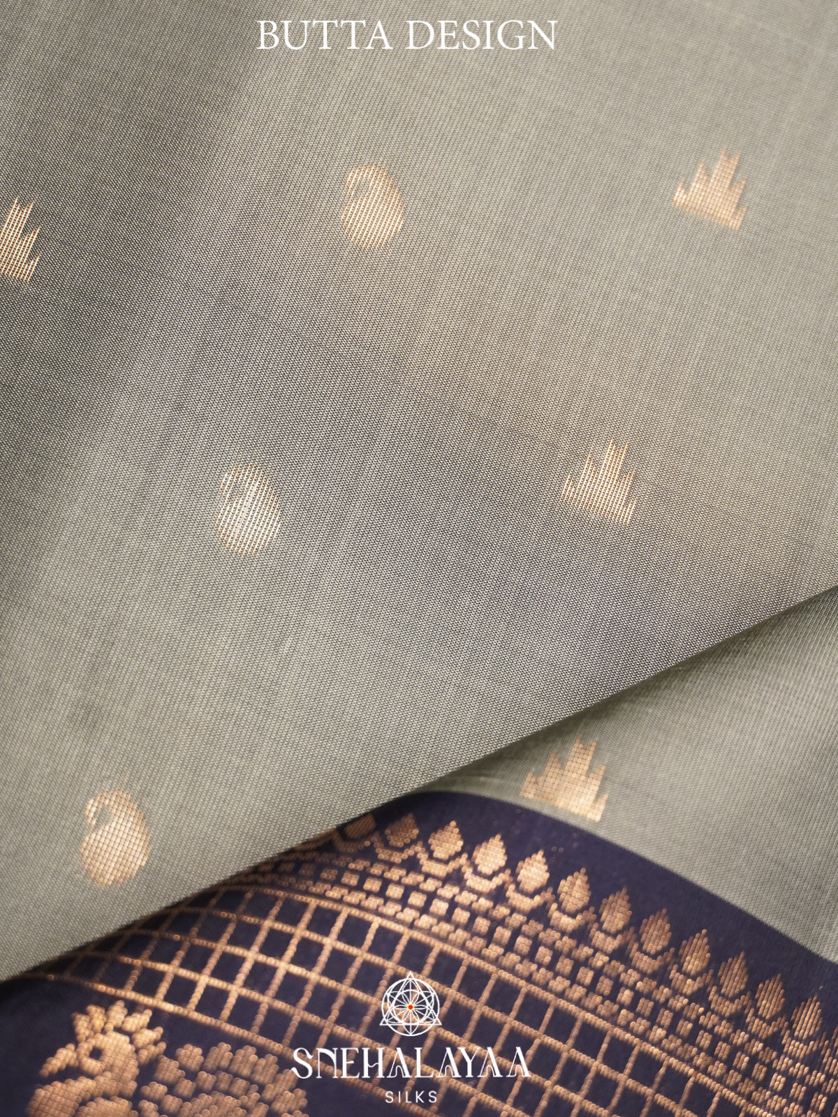 Grey Soft Silk Saree