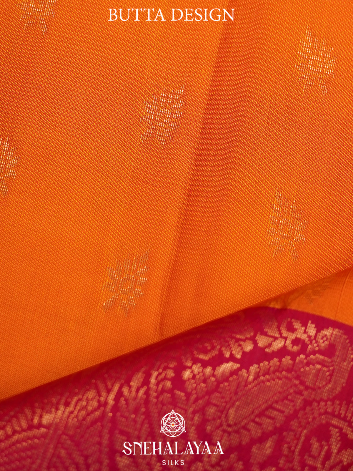 Orange Soft Silk Saree