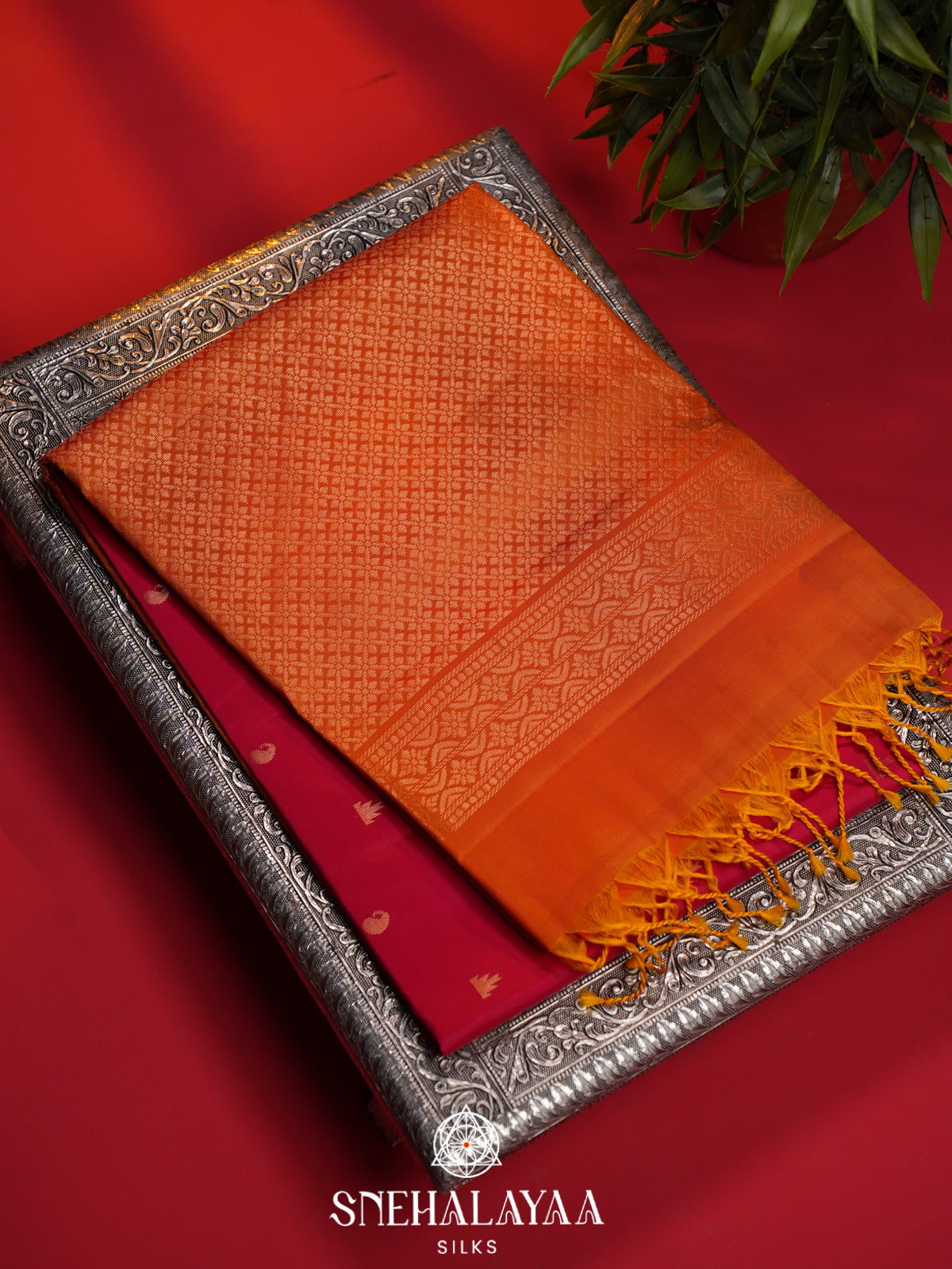 Magenta Soft Silk Saree