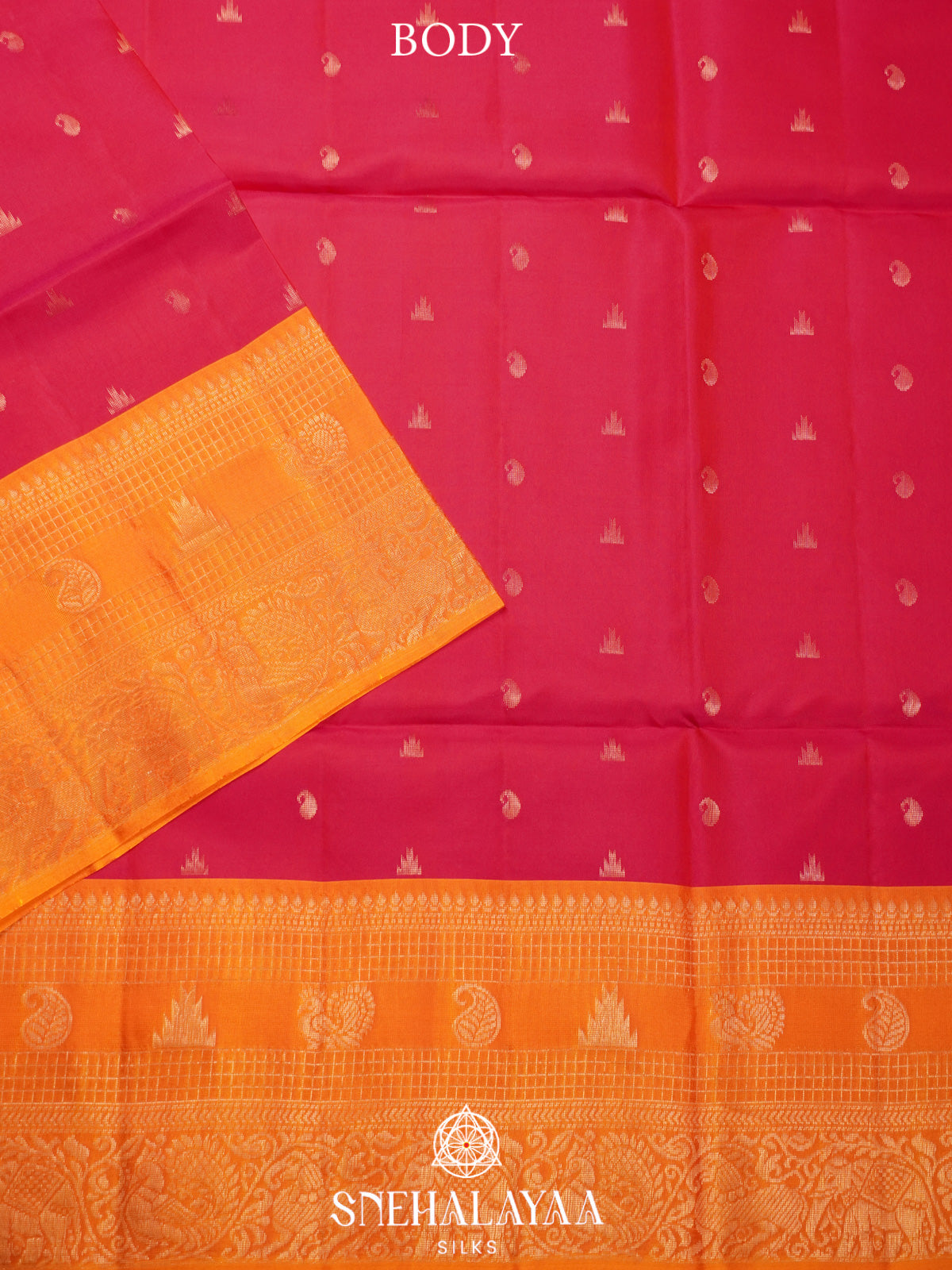 Magenta Soft Silk Saree