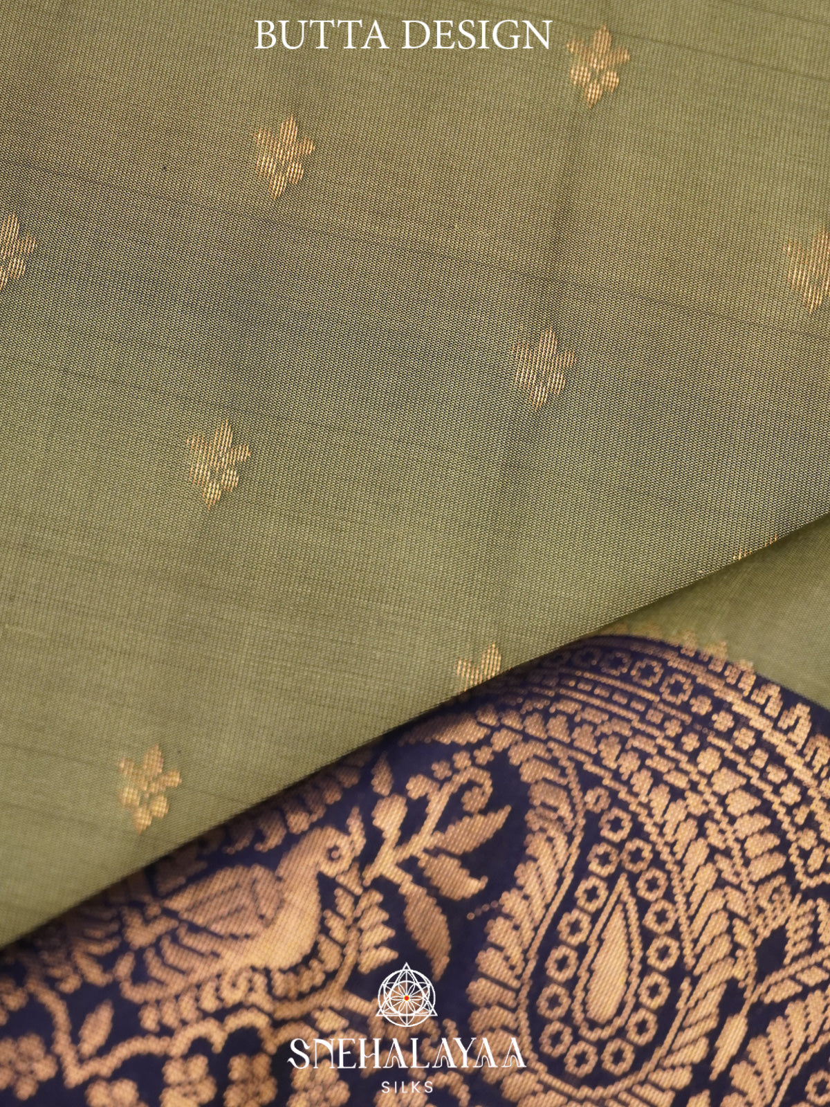 Sage Green Soft Silk Saree
