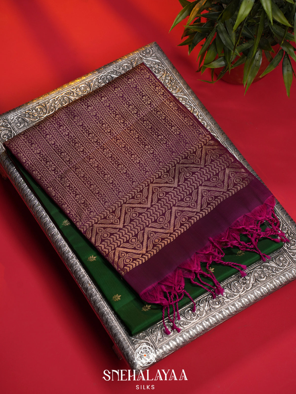 Green Soft Silk Saree