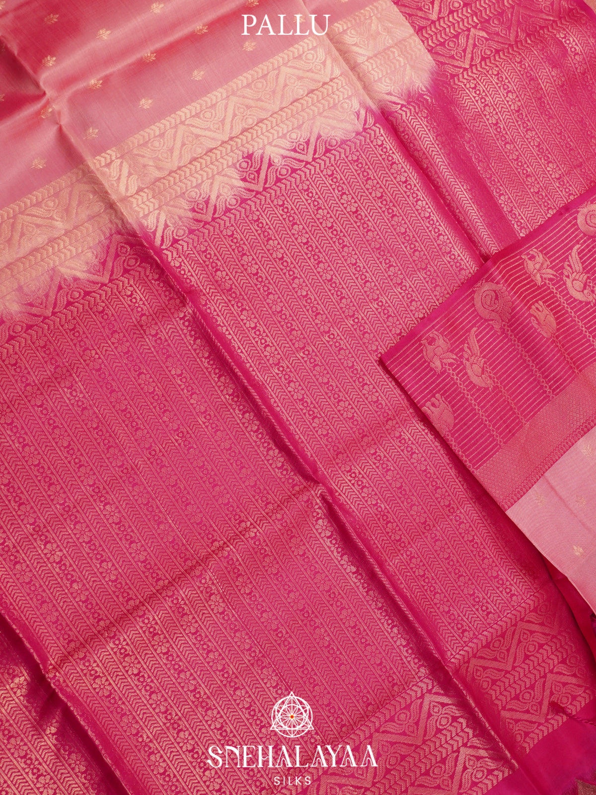 Baby Pink Soft Silk Saree
