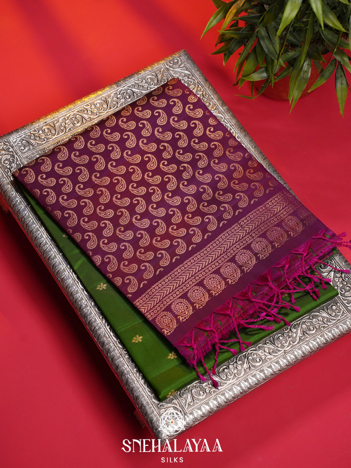 Green Soft Silk Saree