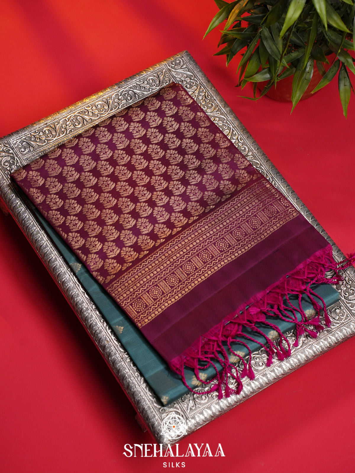 Sky Blue Soft Silk Saree