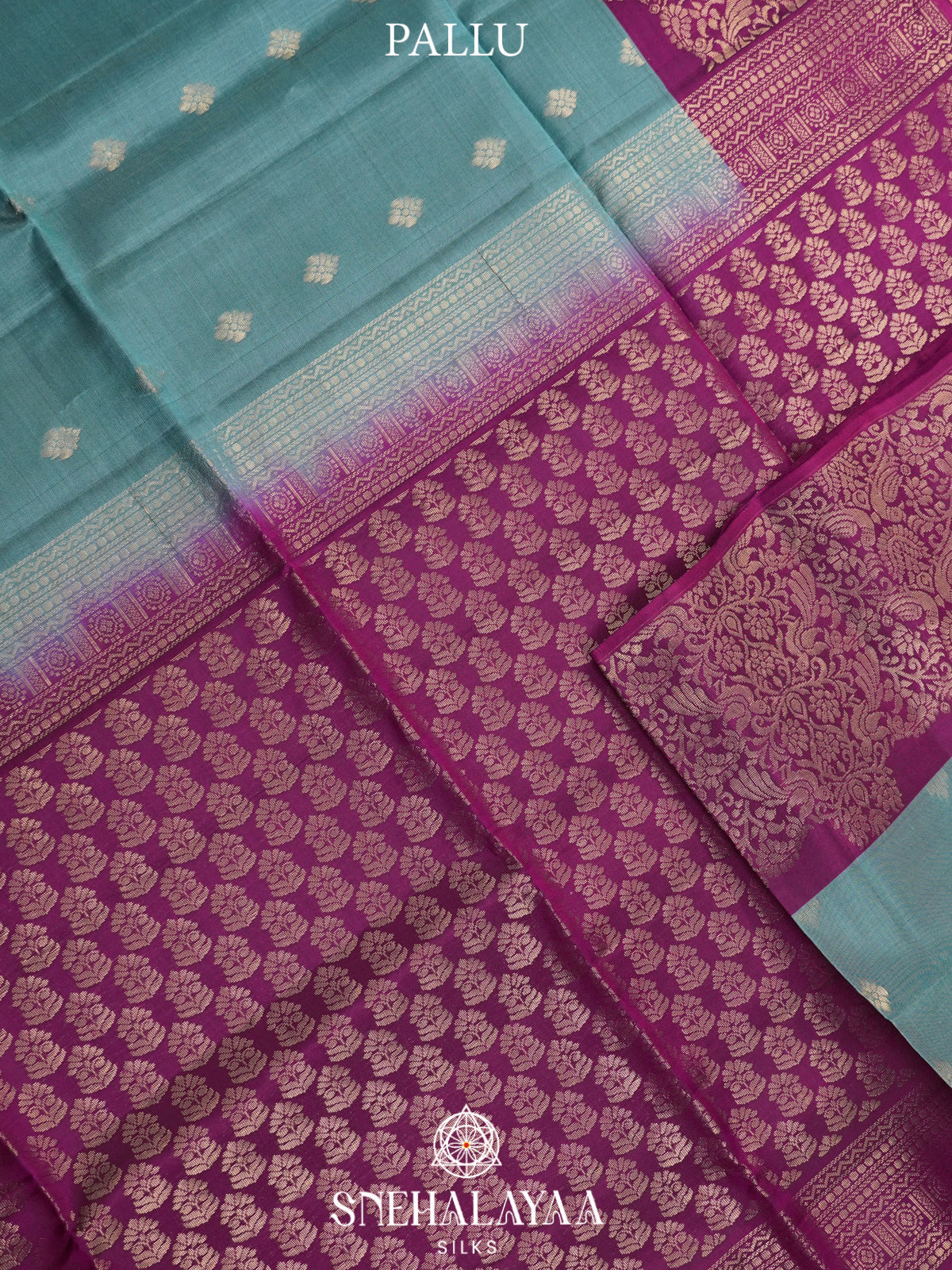 Sky Blue Soft Silk Saree