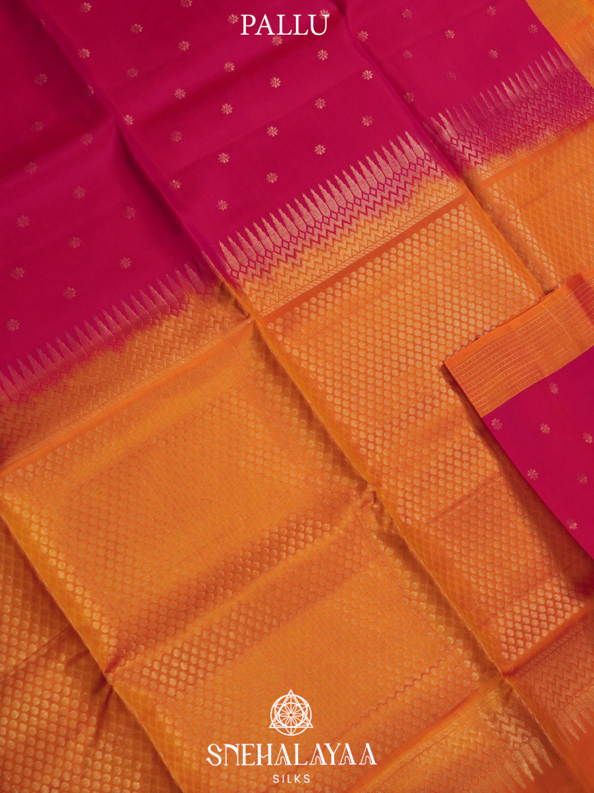 Magenta Soft Silk Saree