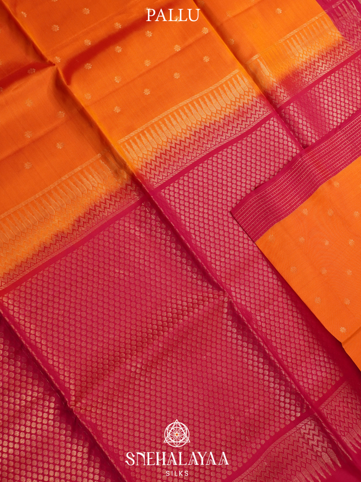 Orange Soft Silk Saree