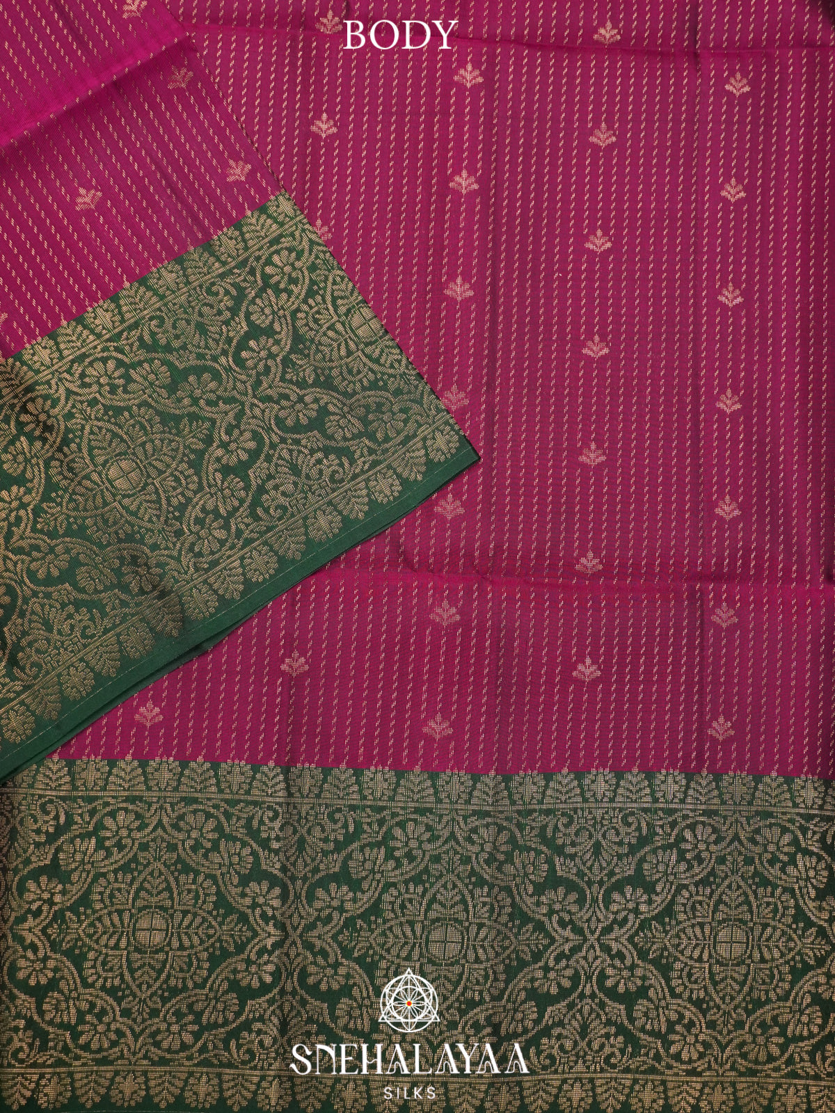 Magenta Soft Silk Saree