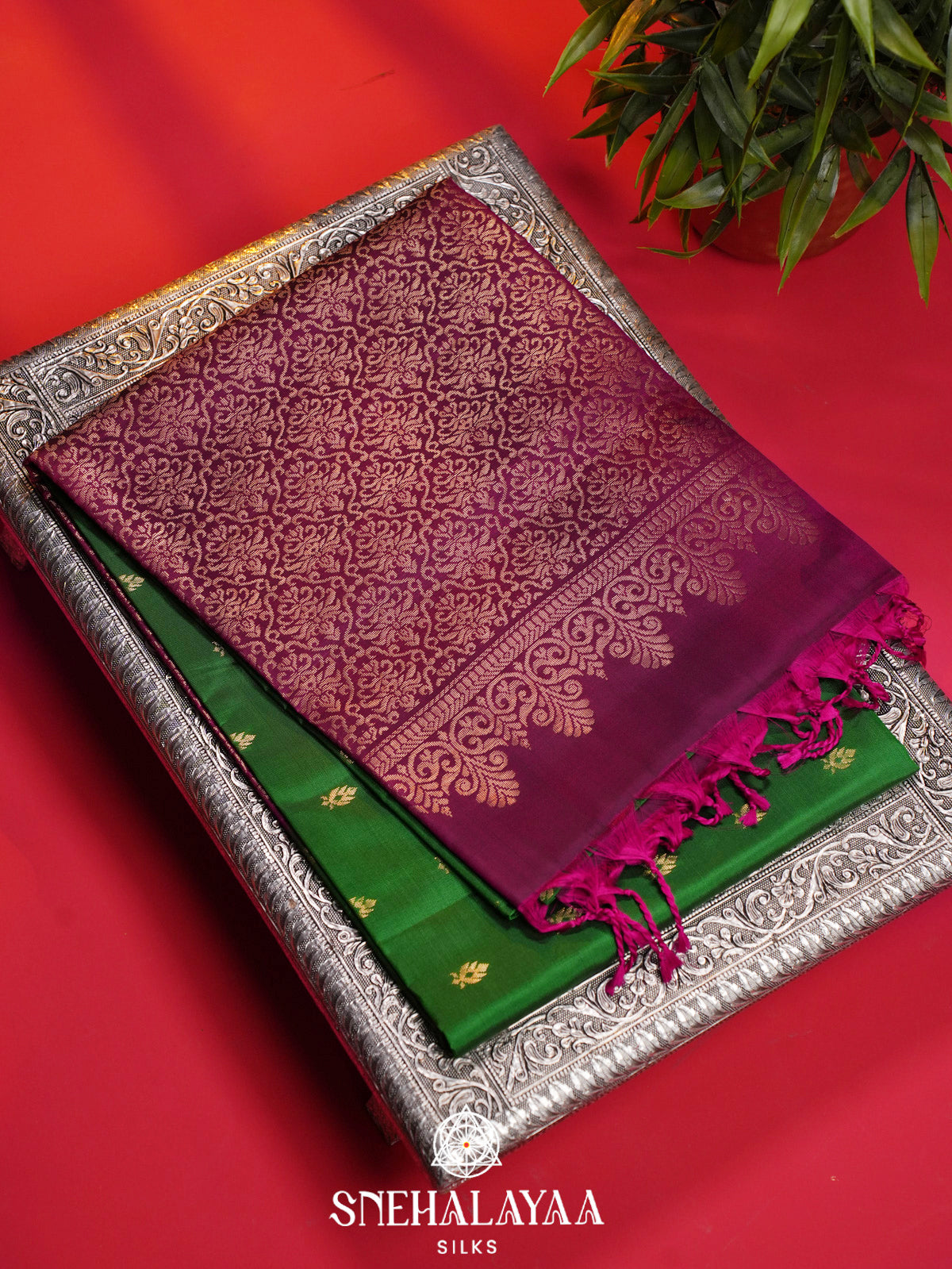 Green Soft Silk Saree