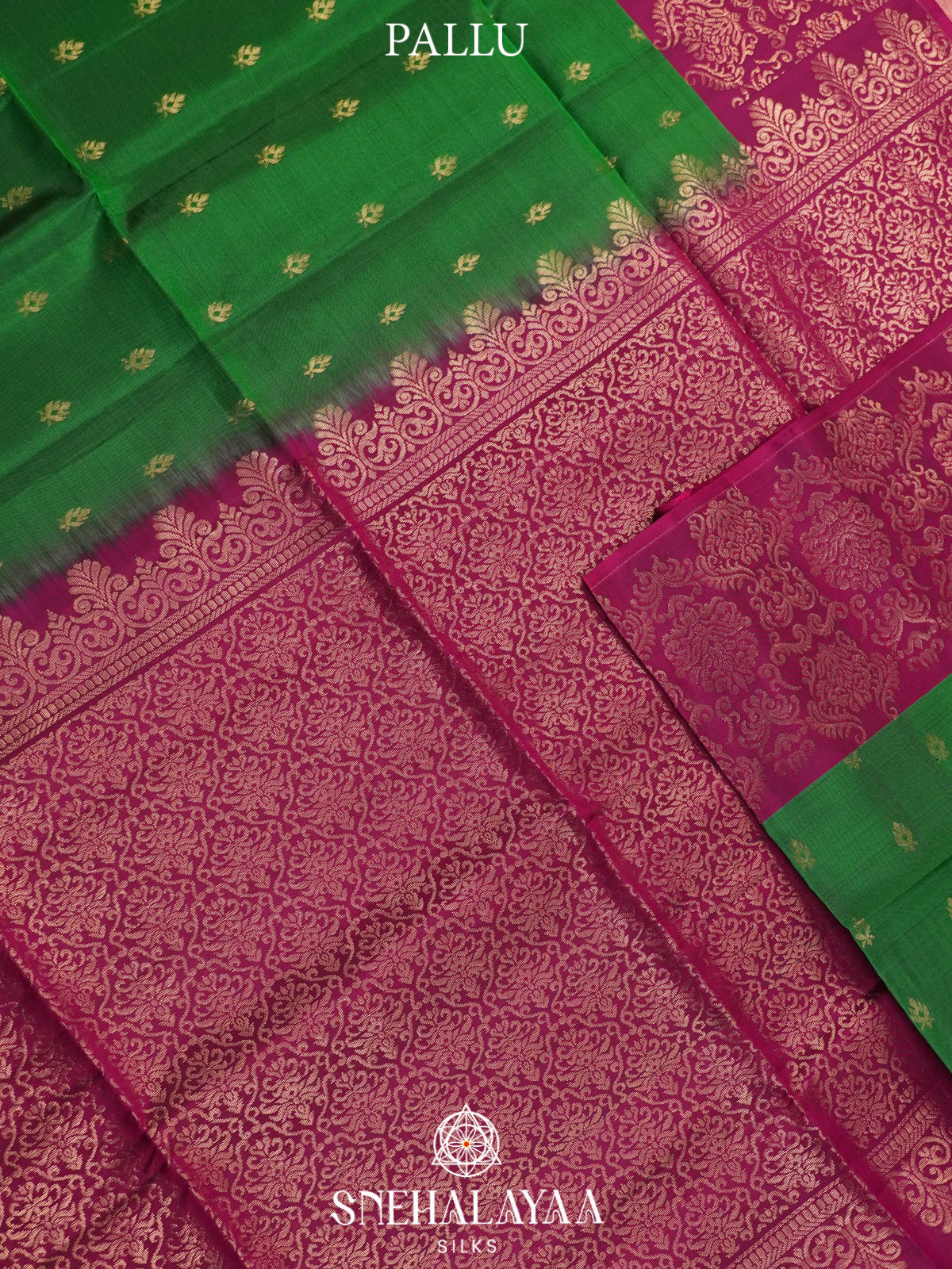 Green Soft Silk Saree