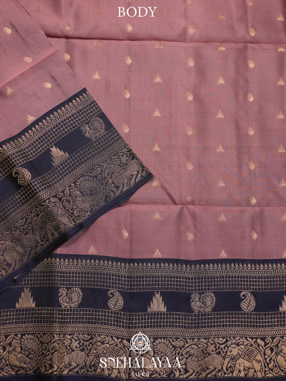 Mauve Soft Silk Saree