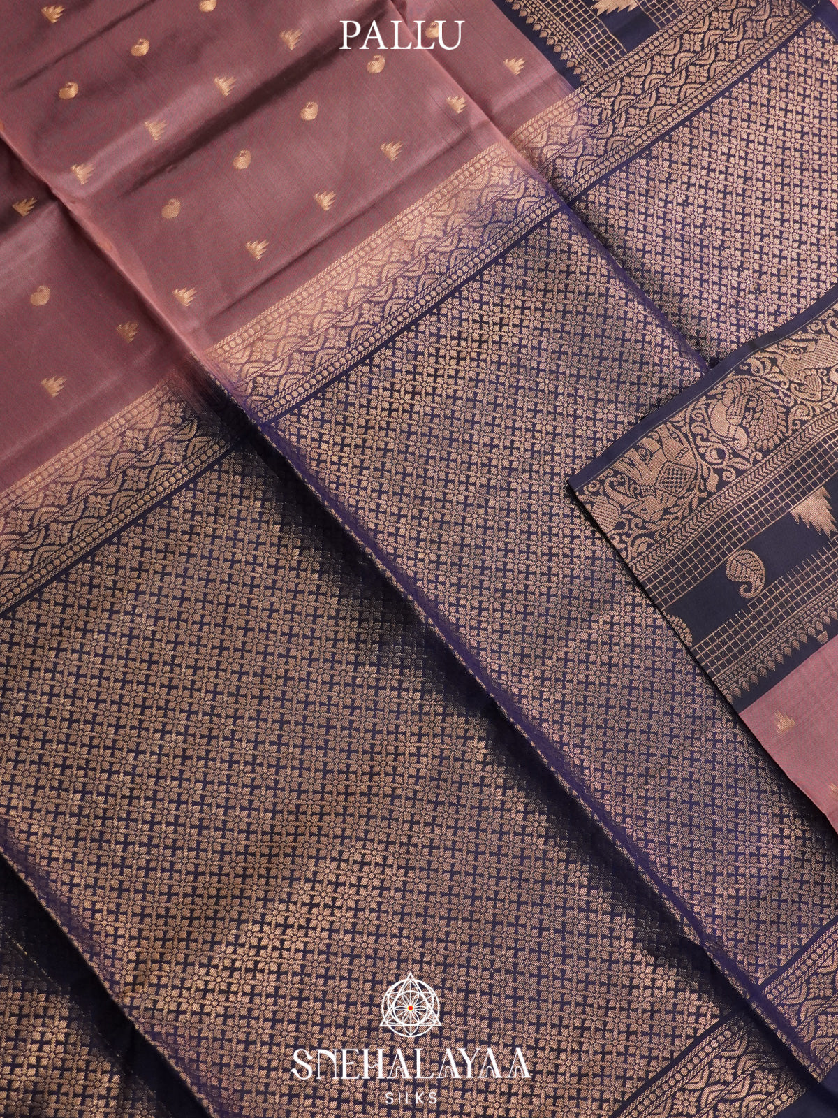 Mauve Soft Silk Saree