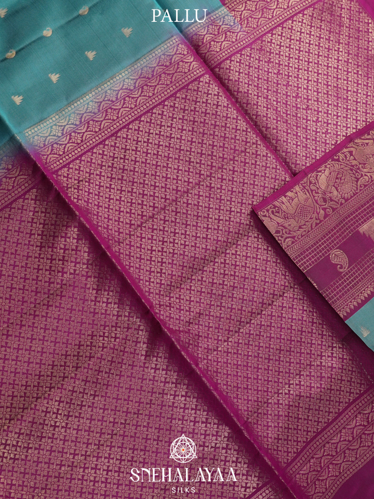 Sky Blue Soft Silk Saree
