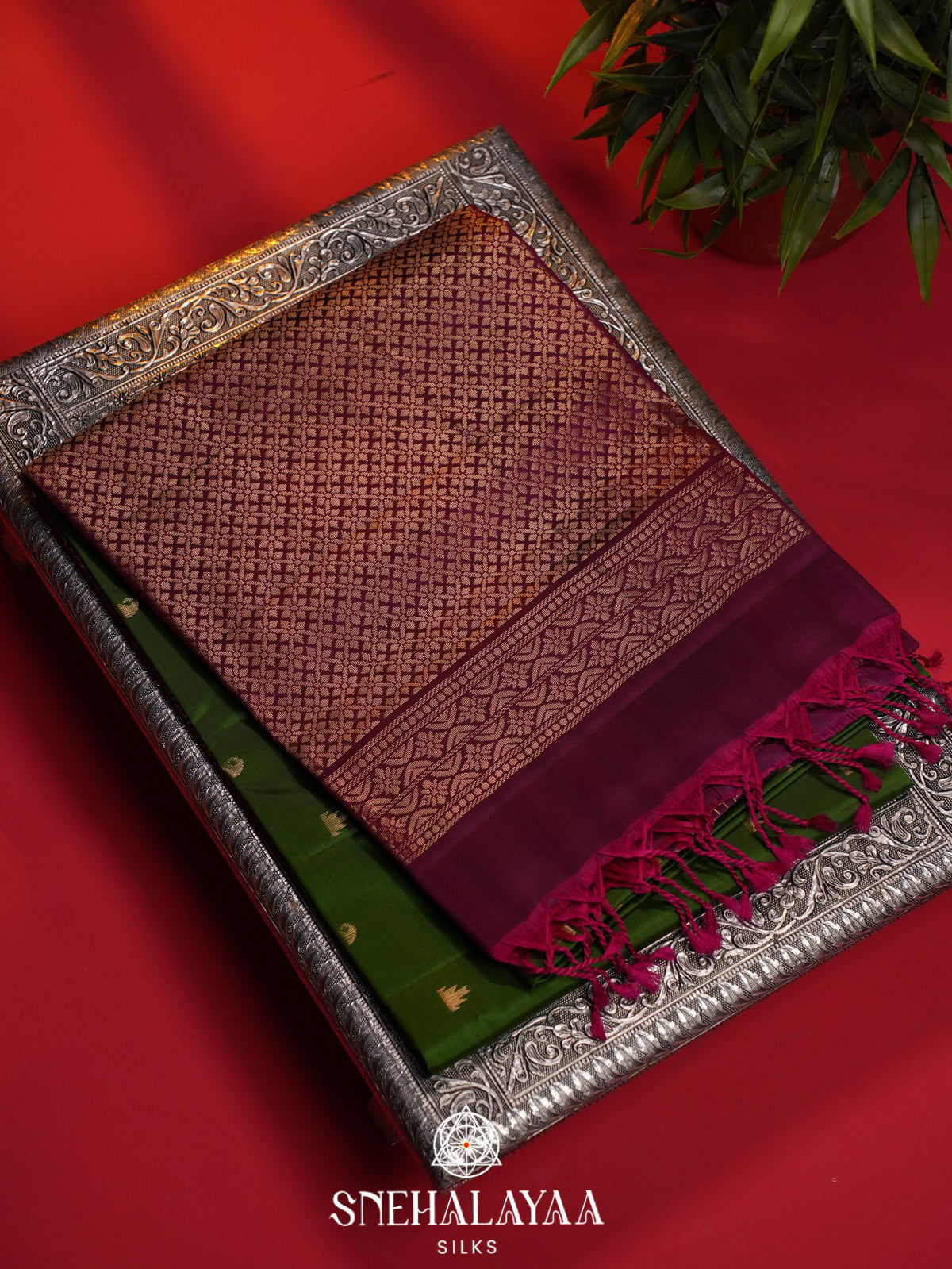 Green Soft Silk Saree