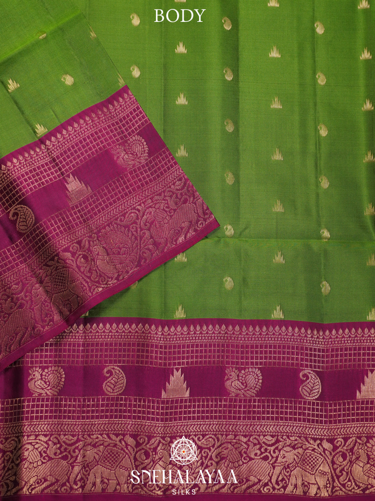 Green Soft Silk Saree