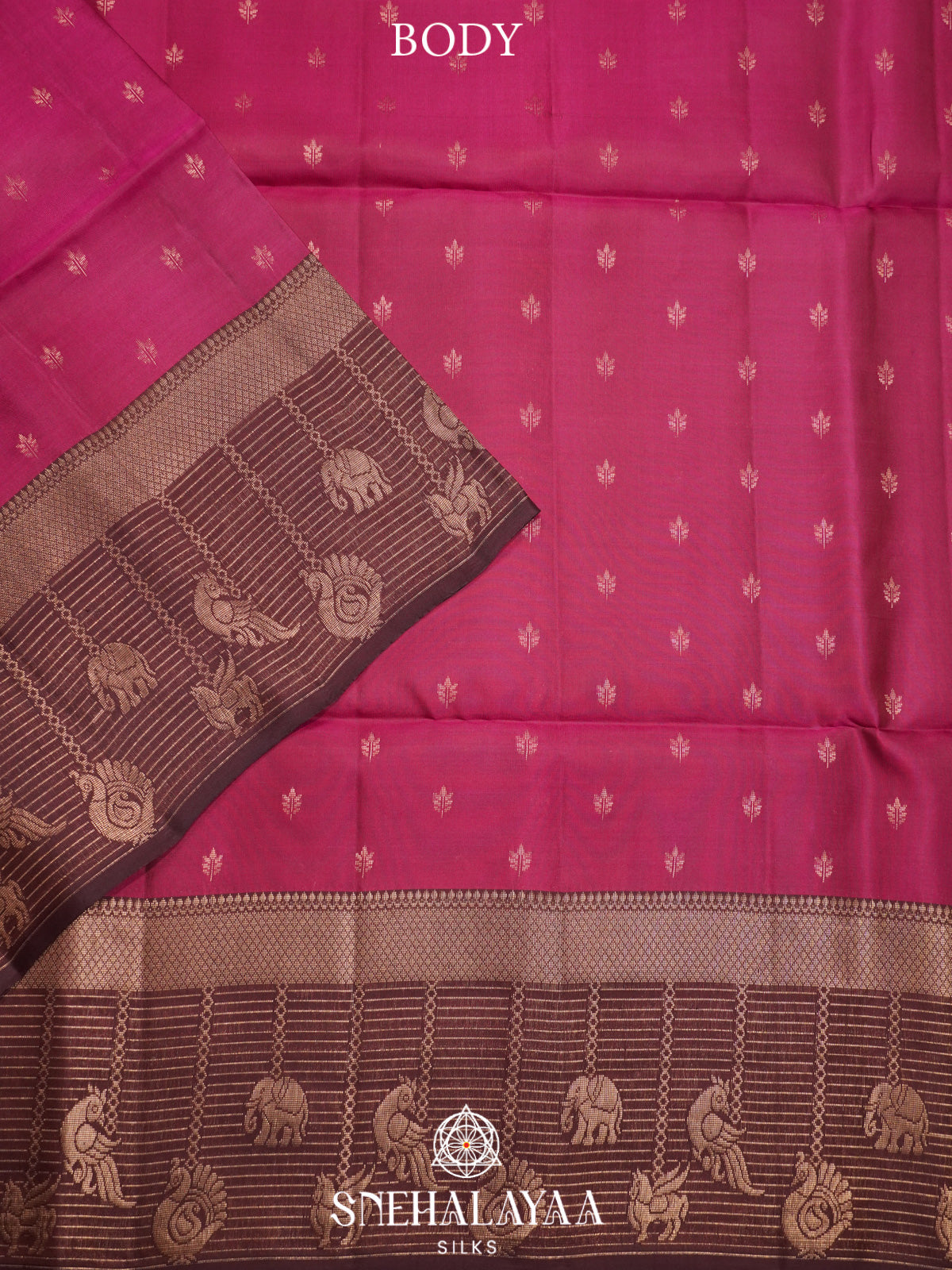 Magenta Soft Silk Saree