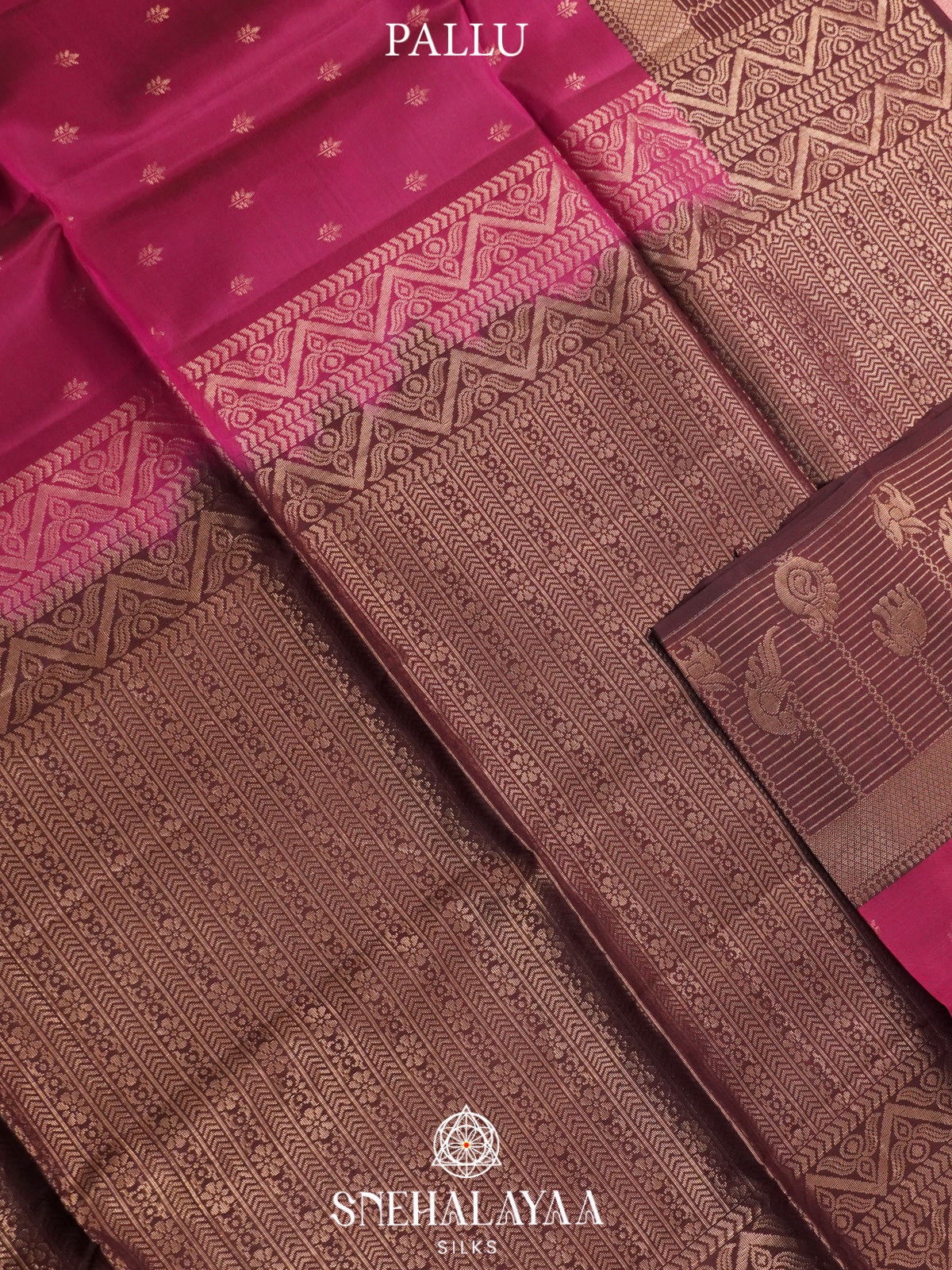 Magenta Soft Silk Saree