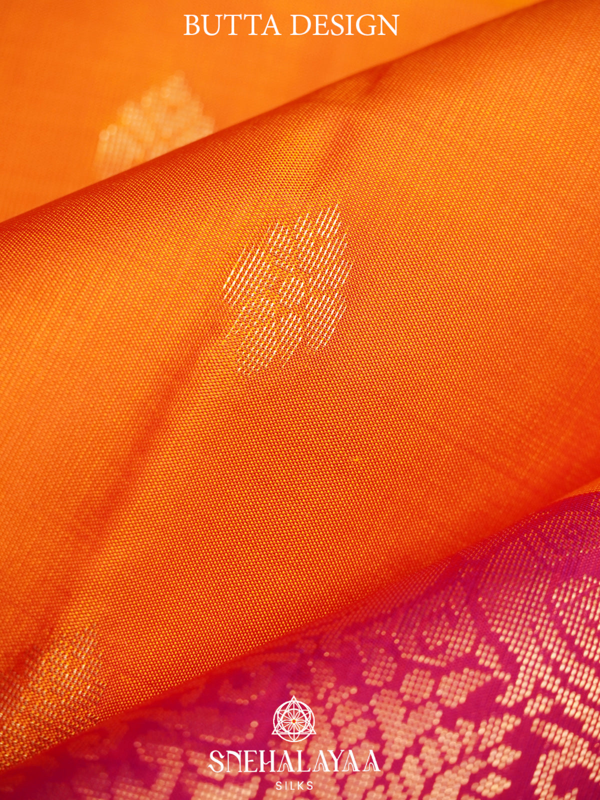 Orange Soft Silk Saree