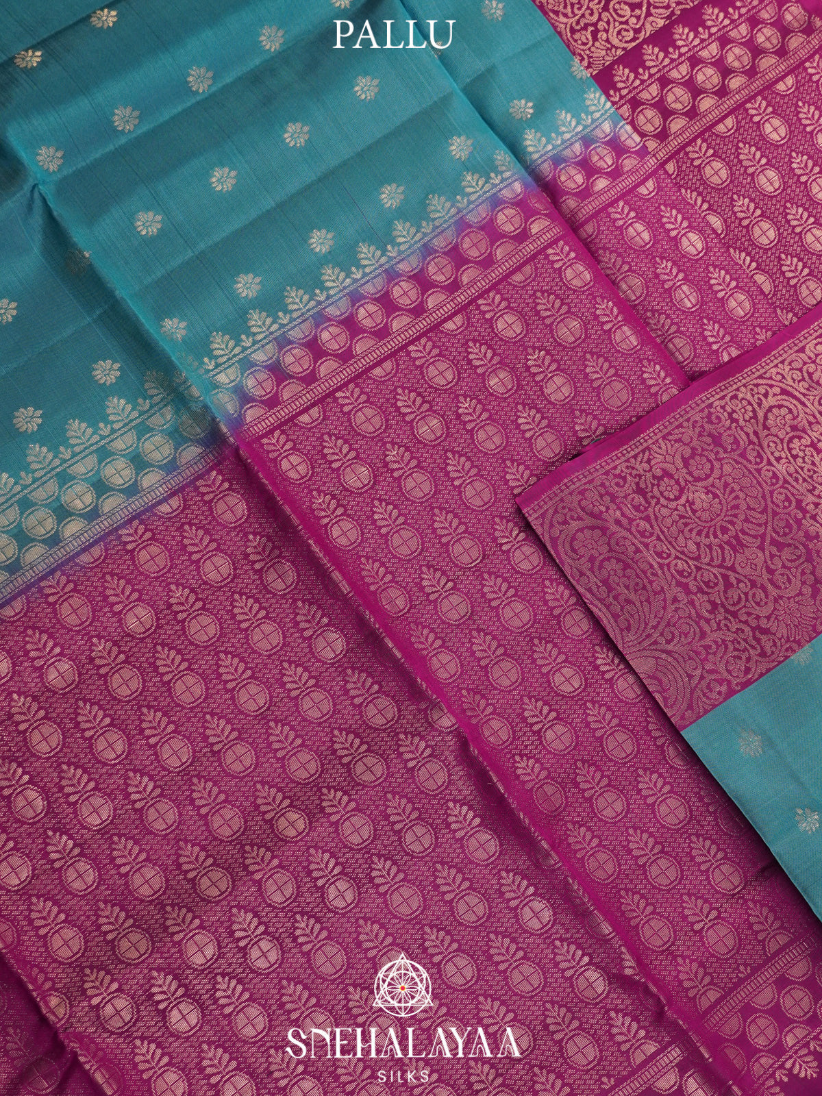 Sky Blue Soft Silk Saree