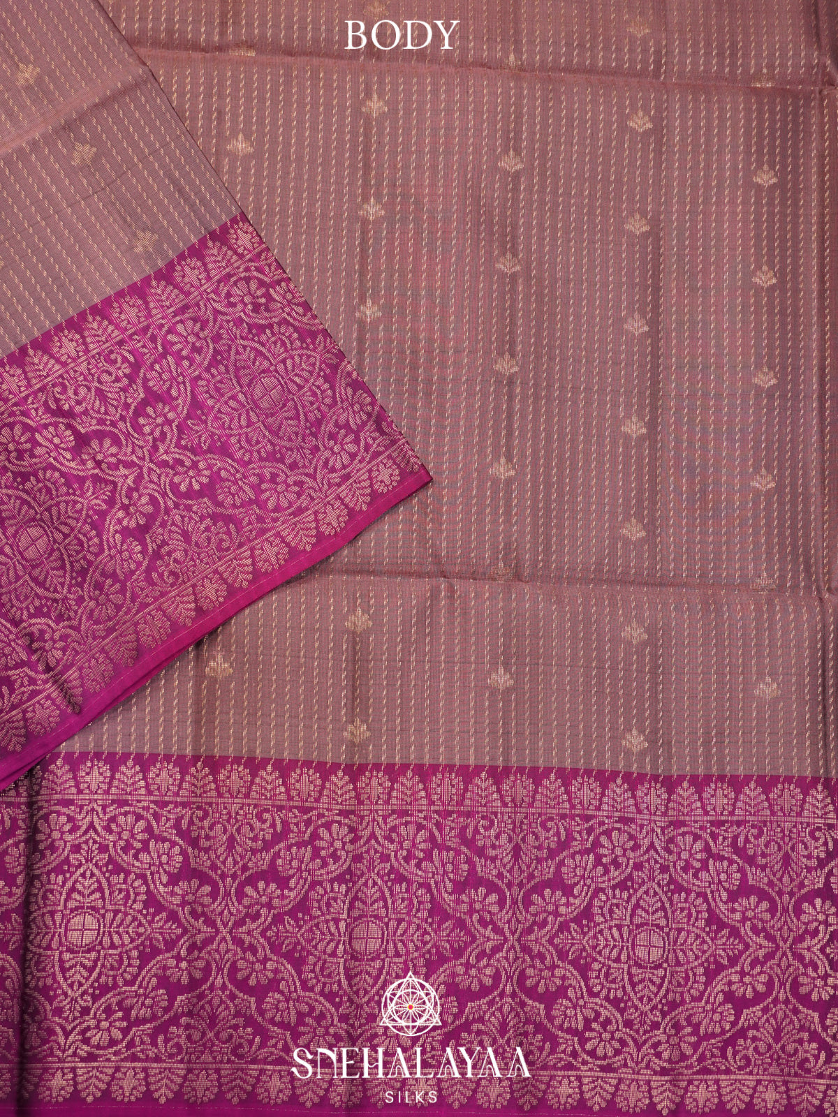 Dusty Rose Soft Silk Saree