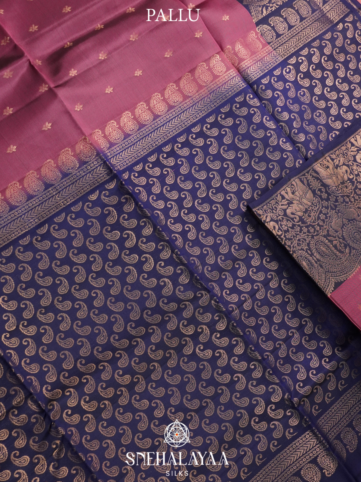 Raspberry Pink Soft Silk Saree