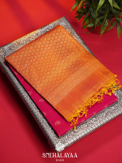 Pink Soft Silk Saree