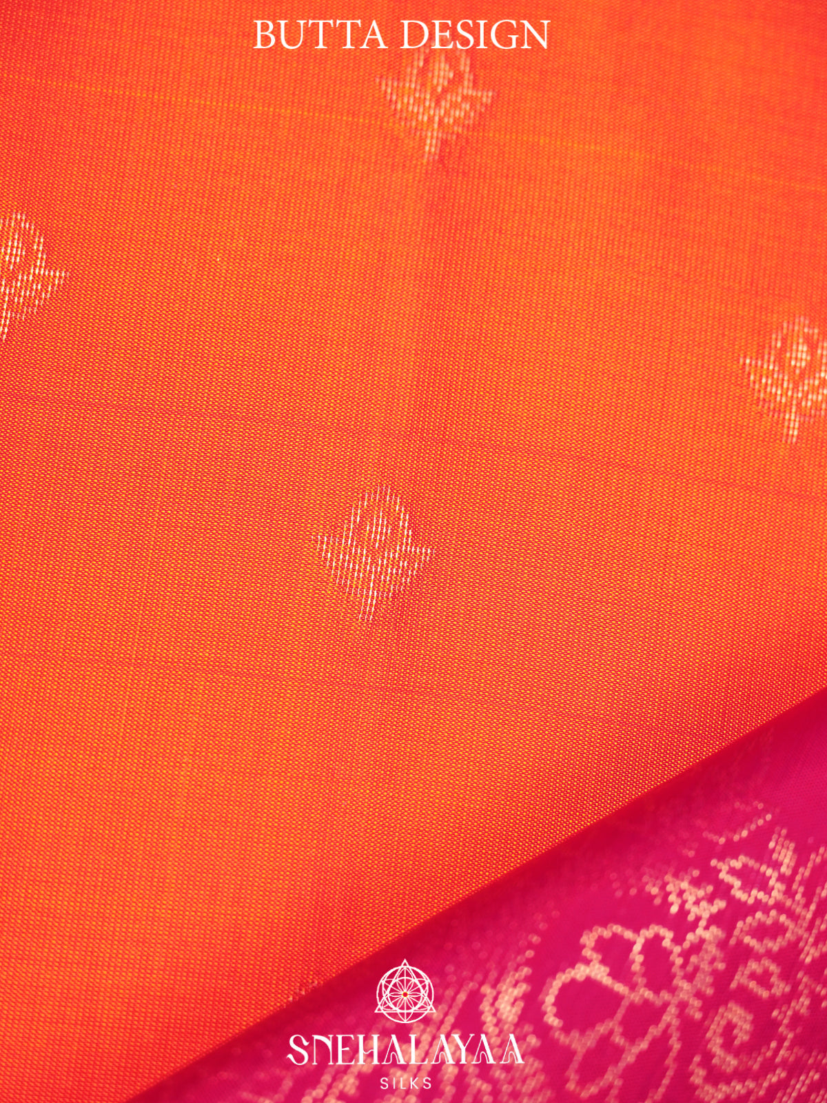 Orange Soft Silk Saree