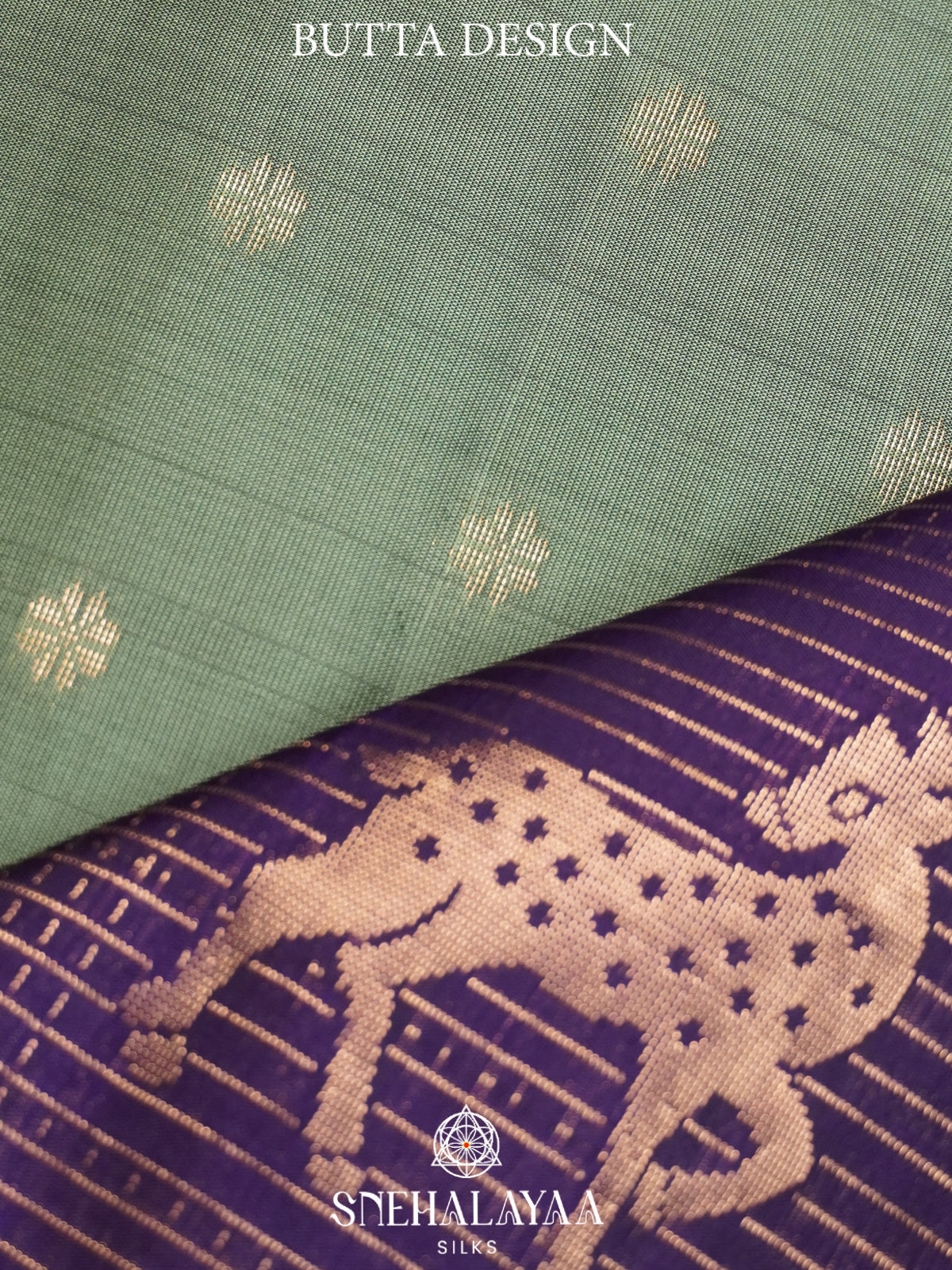 Sage Green Soft Silk Saree