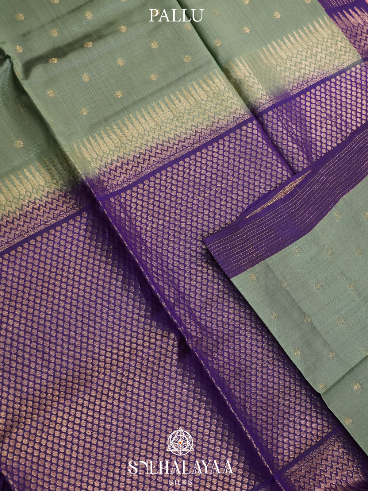 Sage Green Soft Silk Saree