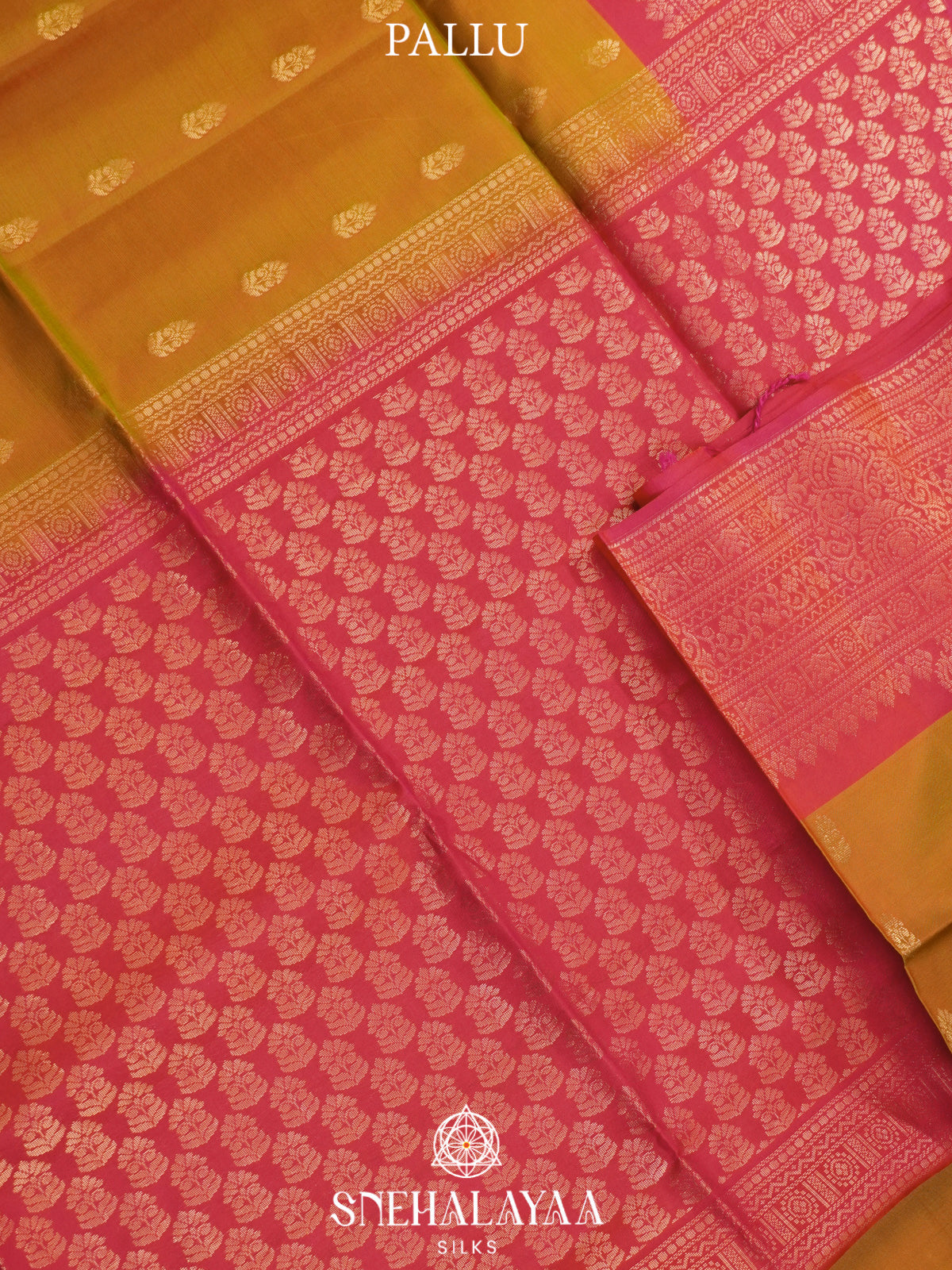 Mustard Soft Silk Saree