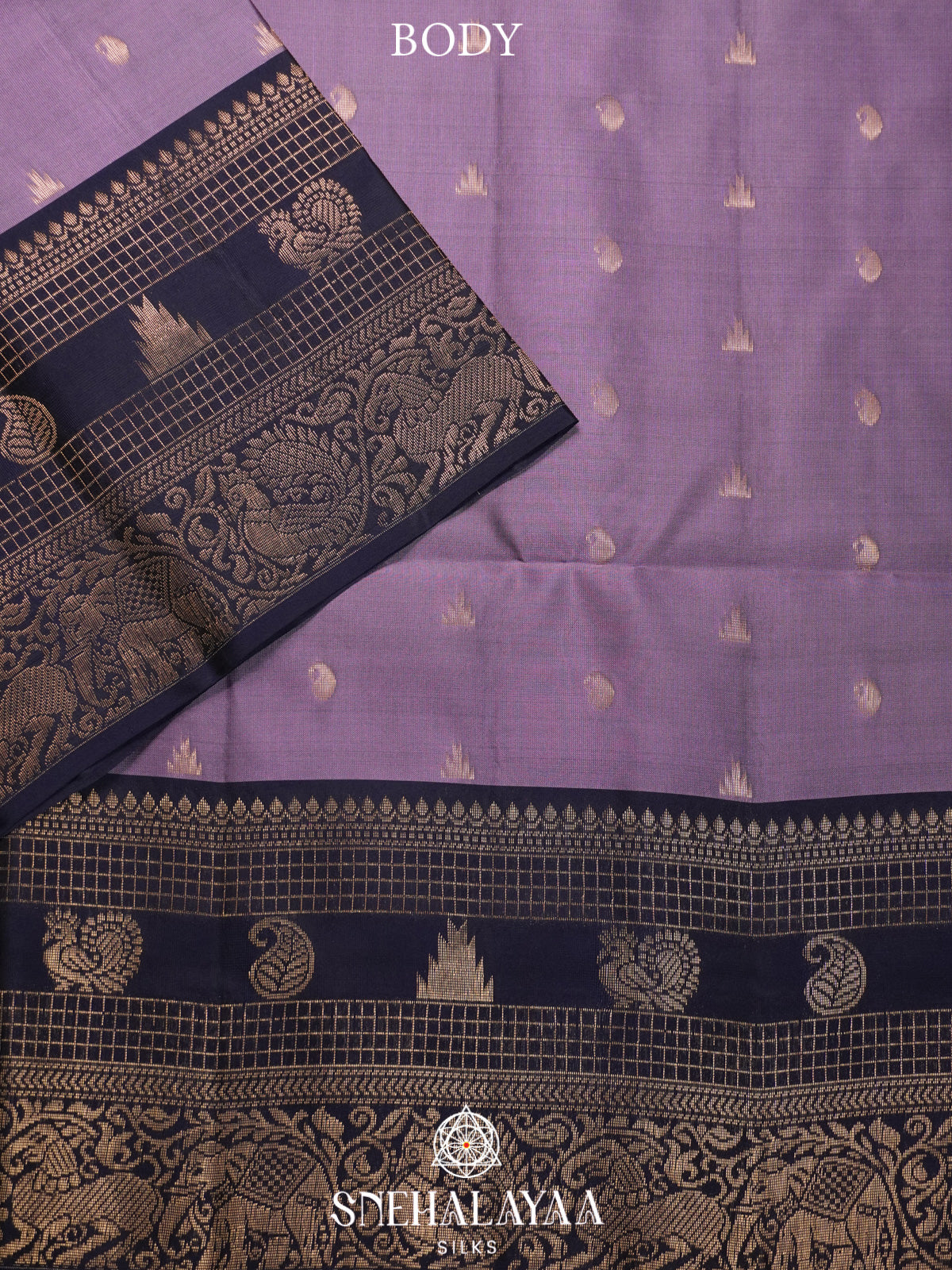 Violet Soft Silk Saree