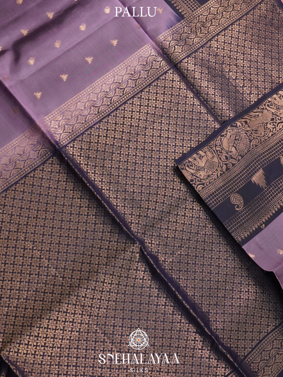 Violet Soft Silk Saree