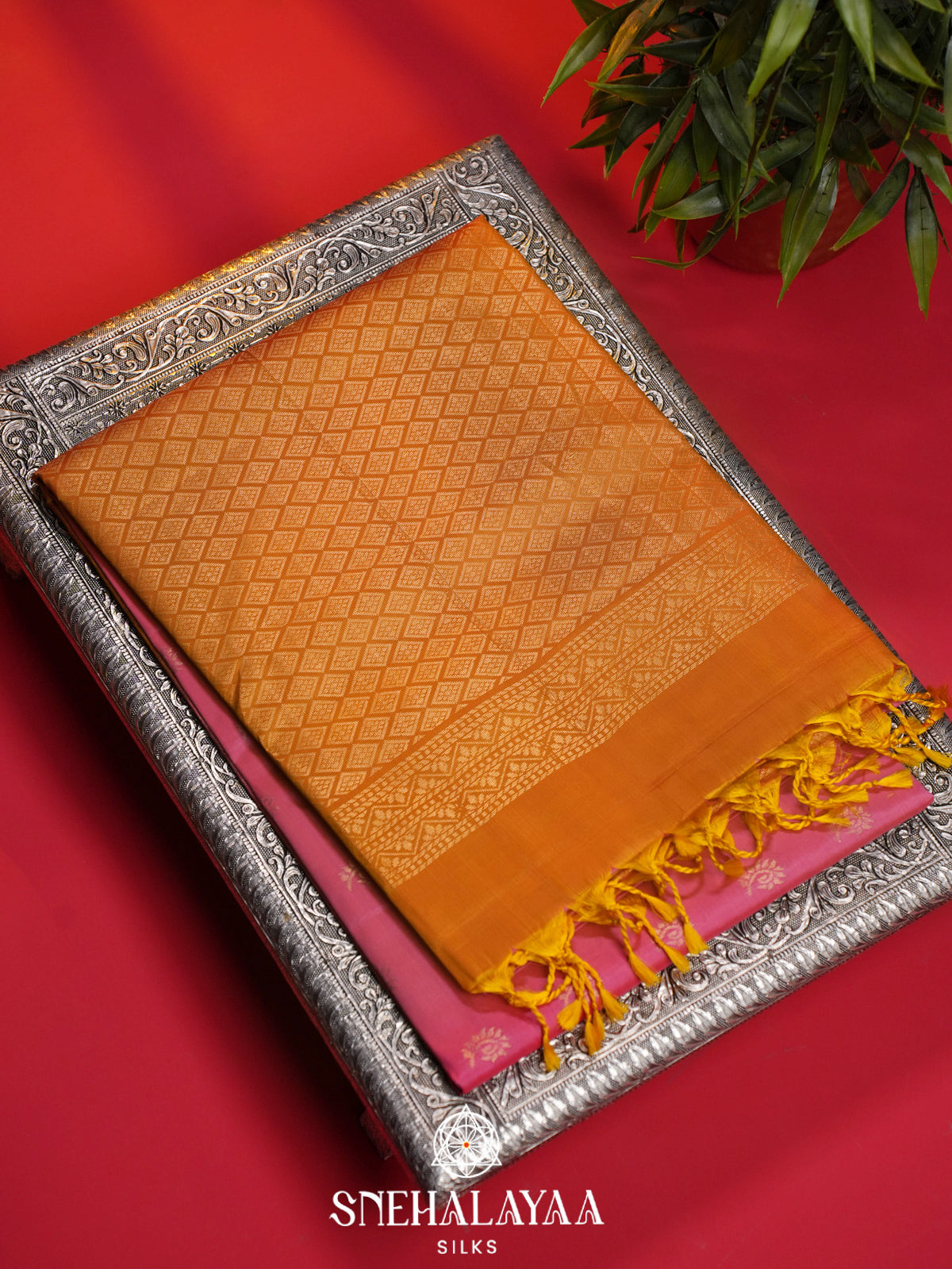 Pink Soft Silk Saree