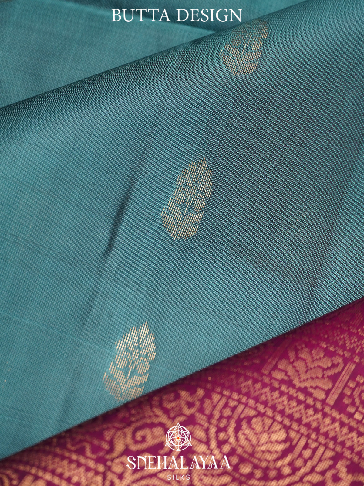 Dusty Blue Soft Silk Saree